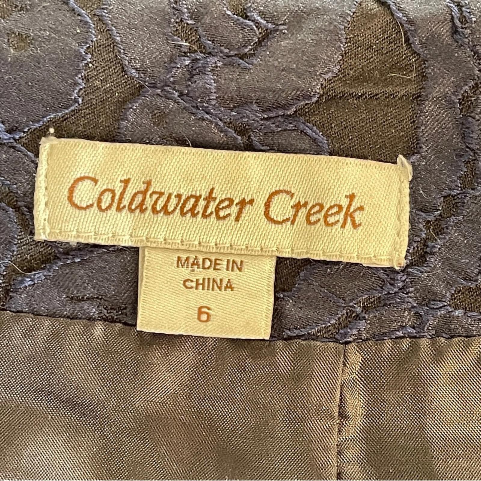 Coldwater Creek Cold water Creek Navy Blue Women's Skirt in size 6 Size 28" / US 6 / IT 42 - 5 Thumbnail