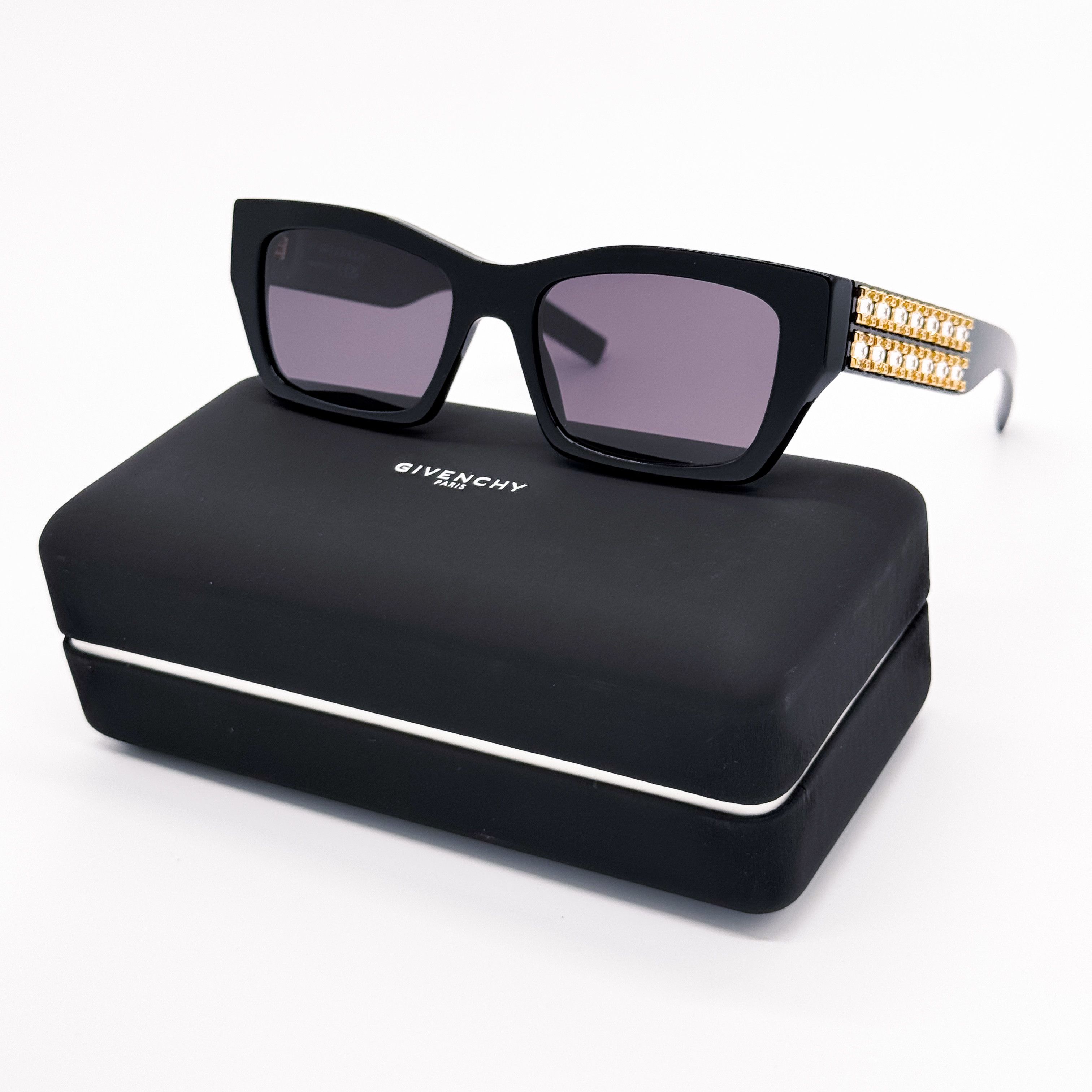 Givenchy NEW GIVENCHY GV40077I 01A BLACK WOMEN SUNGLASSES GIVENCHY Size ONE SIZE - 1 Thumbnail