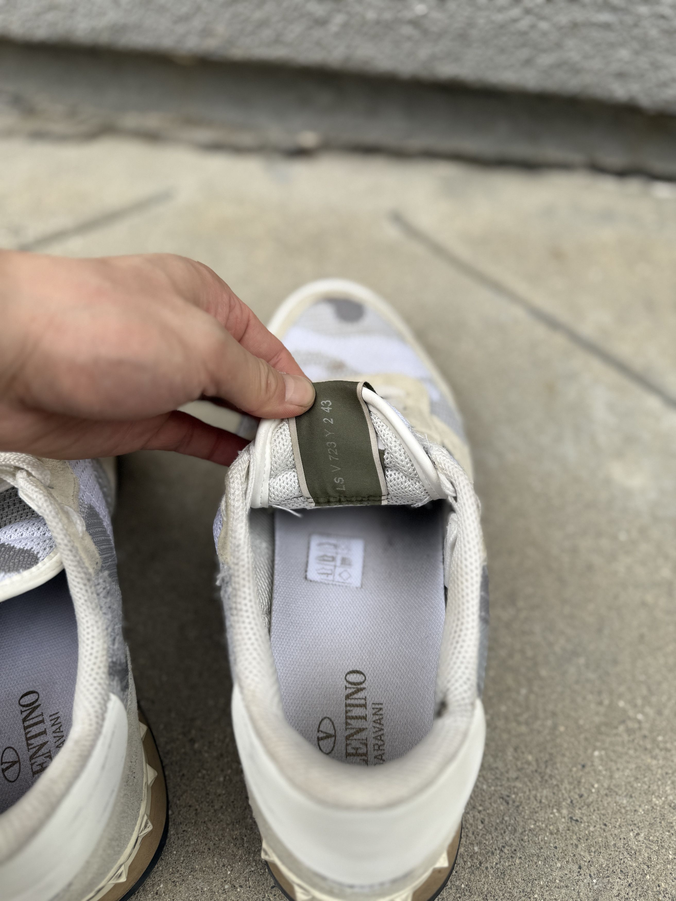 Valentino Valentino Rockrunner 'White Camo' Size US 10 / EU 43 - 6 Thumbnail