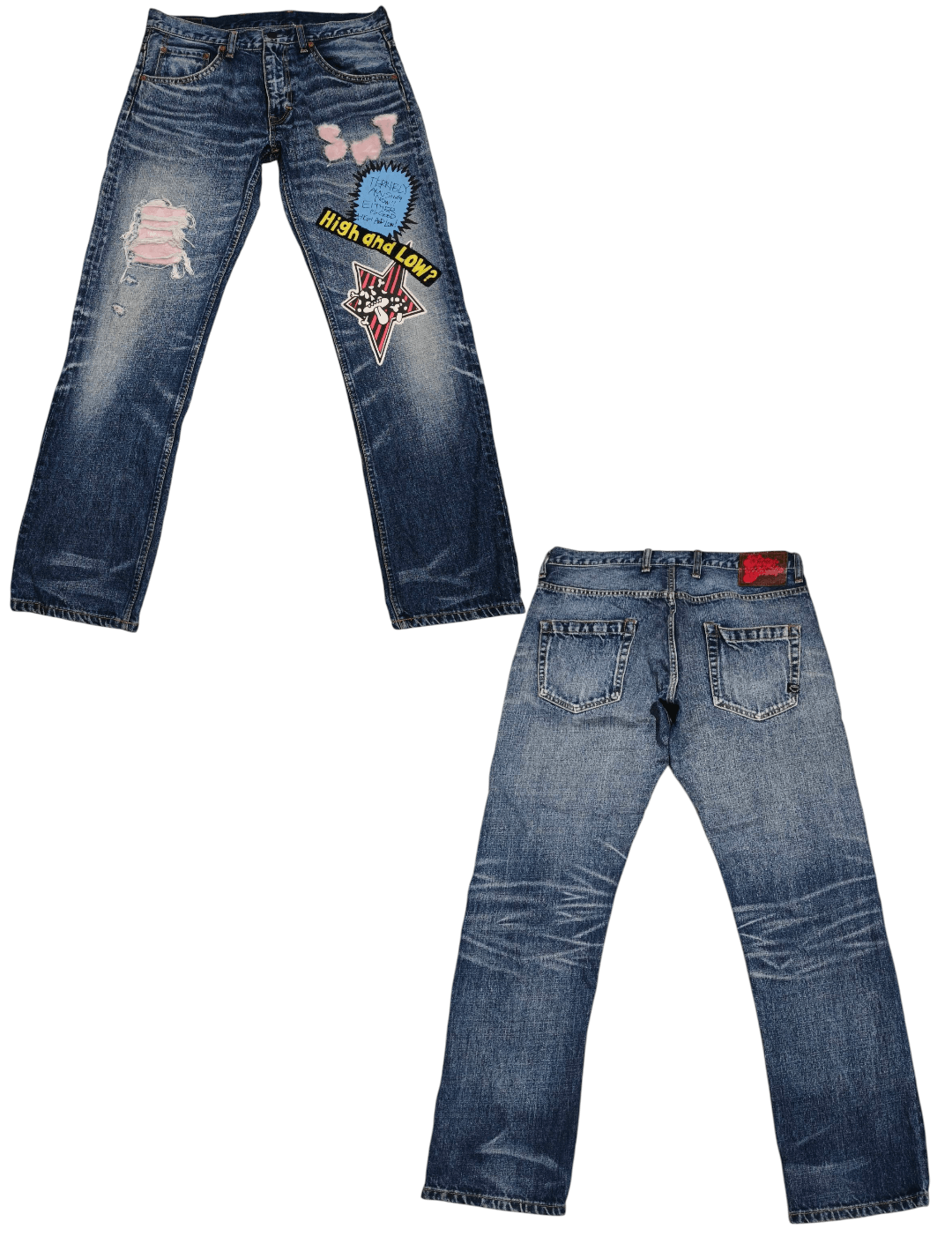 Hysteric Glamour RNA INC Hysteric Glamour Patchwork Jeans Size US 32 / EU 48 - 1 Thumbnail
