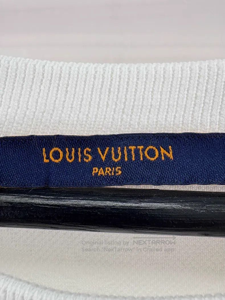 Louis Vuitton Louis Vuitton White Pocket Dark Print Full Print Short Sle Size US L / EU 52-54 / 3 - 5 Thumbnail