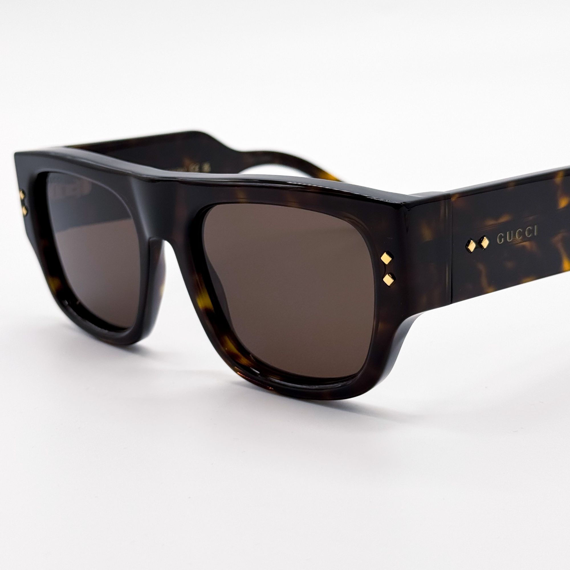 Gucci NEW GUCCI GG1262S 002 SUNGLASSES UNISEX HAVANA EYEWEAR Size ONE SIZE - 5 Thumbnail