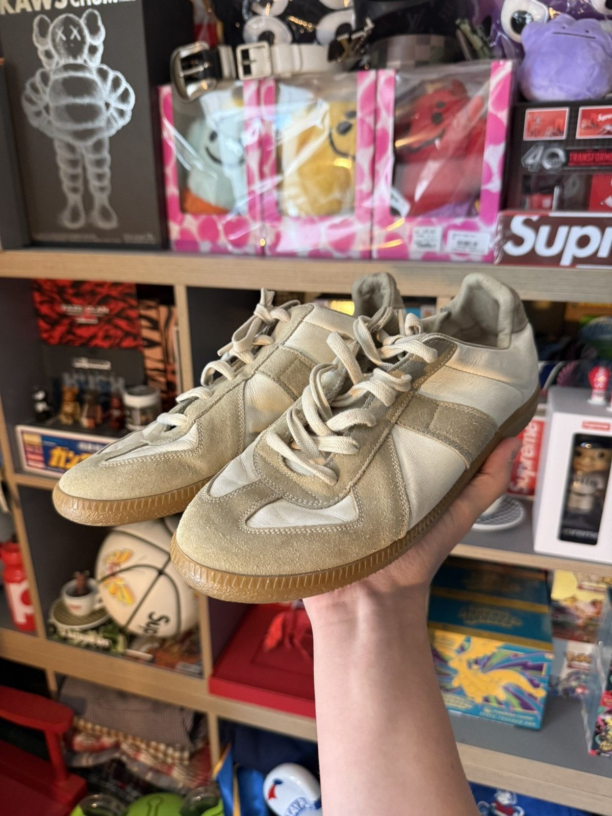 Maison Margiela Maison Margiela GAT White/Gum Sneakers | Grailed