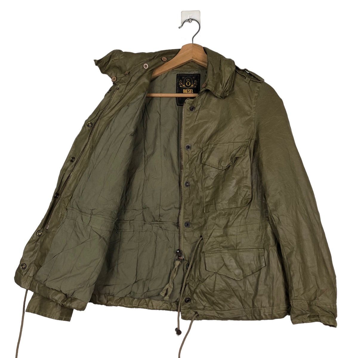 Diesel 🔥BIKER JACKET SOFT LEATHER BONDAGE PARACHUTE DIESEL Size US XS / EU 42 / 0 - 11 Thumbnail