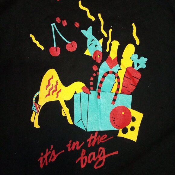 Fruit Of The Loom Vintage 80s Oasis Fine Foods Marketplace T-Shirt Size US M / EU 48-50 / 2 - 6 Thumbnail