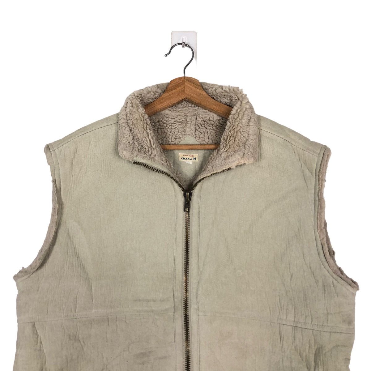 Japanese Brand 🔥VINTAGE TANK TOP MINK FUR LINING CHAKAM JAPAN ISSEY MIYAKE Size US M / EU 48-50 / 2 - 3 Thumbnail