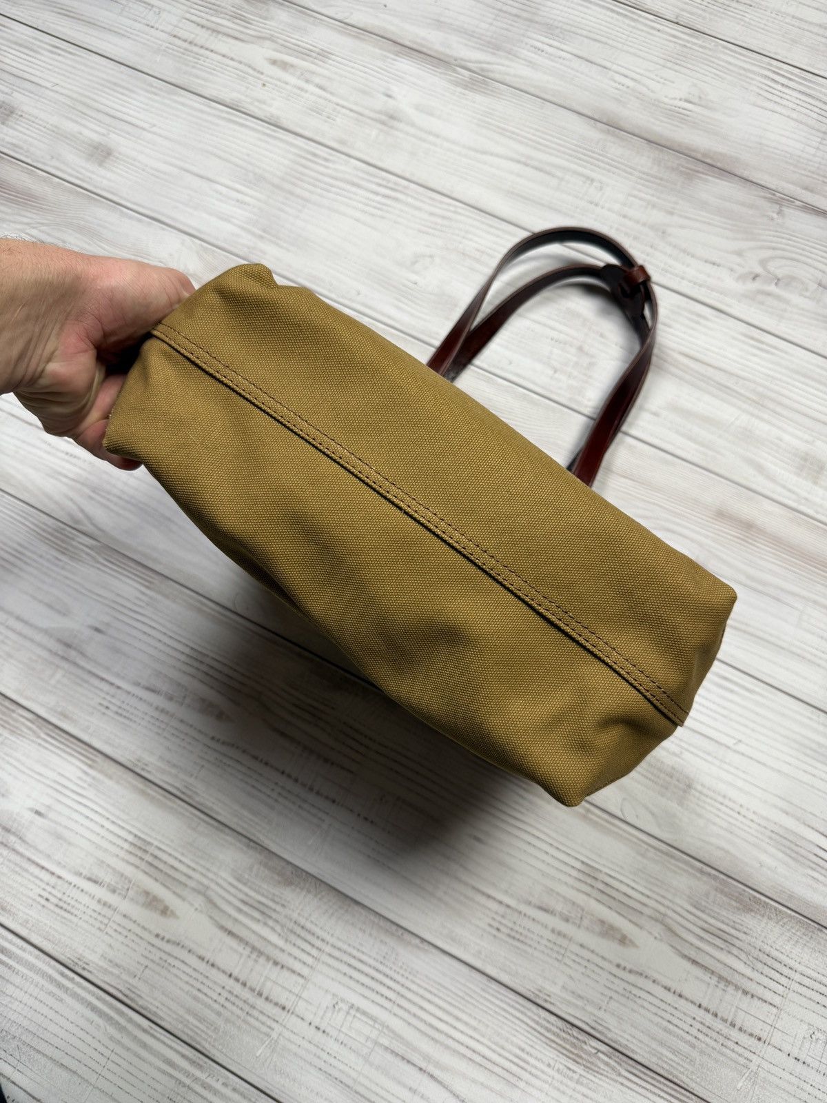 RRL Ralph Lauren RRL Double RL Canvas/Leather Tote Bag Size ONE SIZE - 6 Thumbnail