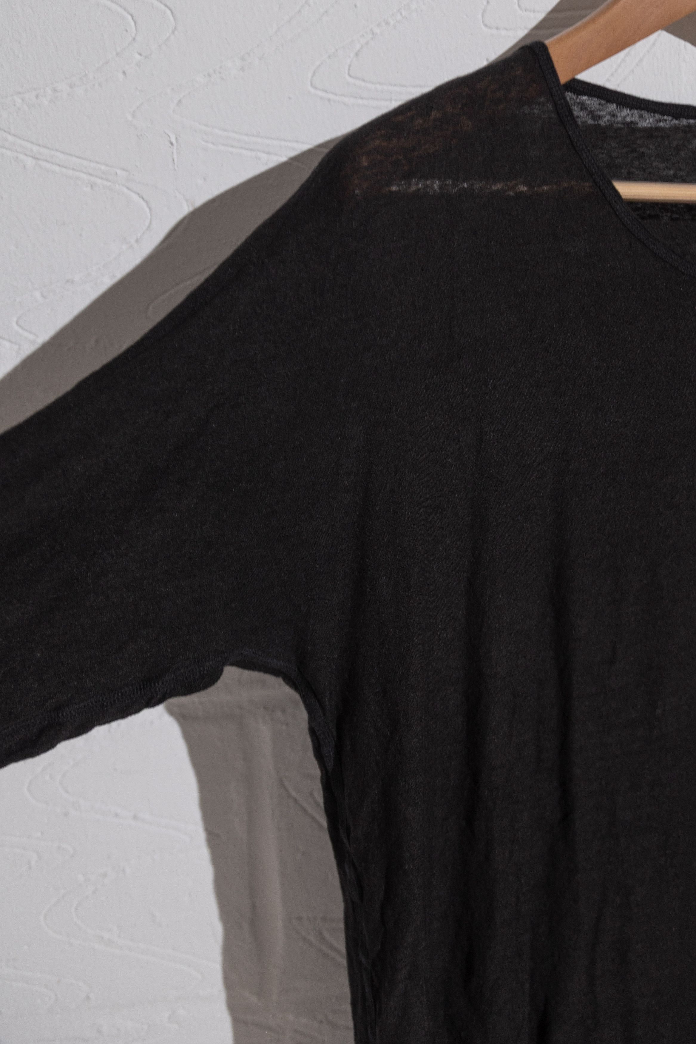 Boris Bidjan Saberi Sheer Asymmetric Long T-Shirt Size US S / EU 44-46 / 1 - 10 Thumbnail