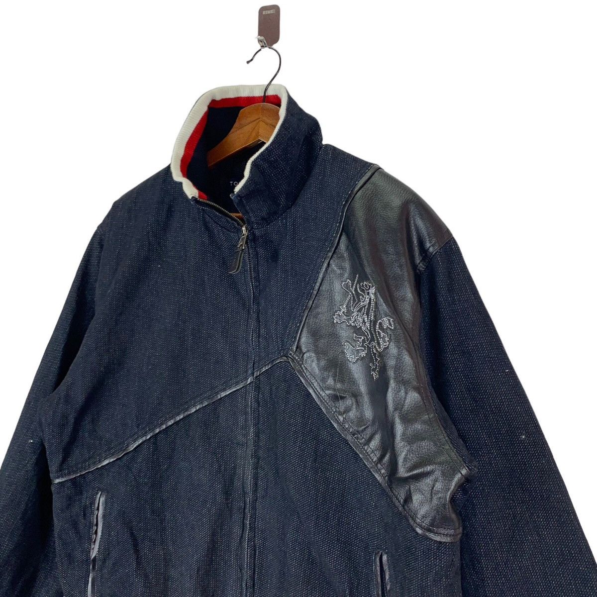 Tommy Hilfiger VINTAGE TOMMY HILFIGER DENIM PVC BOMBER JACKET Size US M / EU 48-50 / 2 - 3 Thumbnail