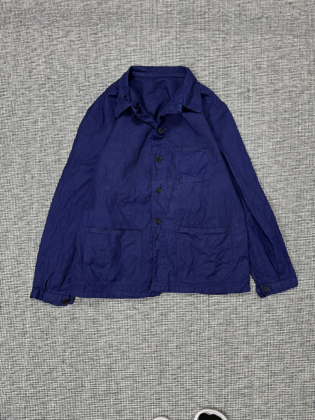 Le Laboureur Vintage French Chore Coat Jacket unbranded Size US L / EU 52-54 / 3 - 3 Thumbnail