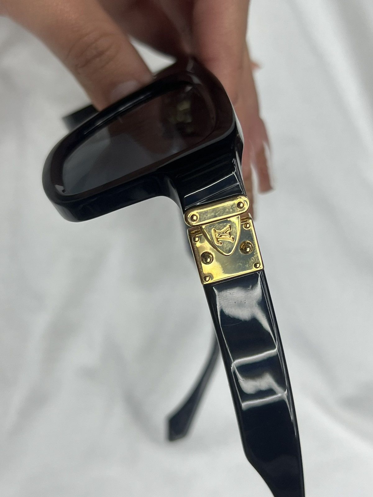 Louis Vuitton Louis Vuitton Acetate Square Sunglasses Size ONE SIZE - 5 Thumbnail