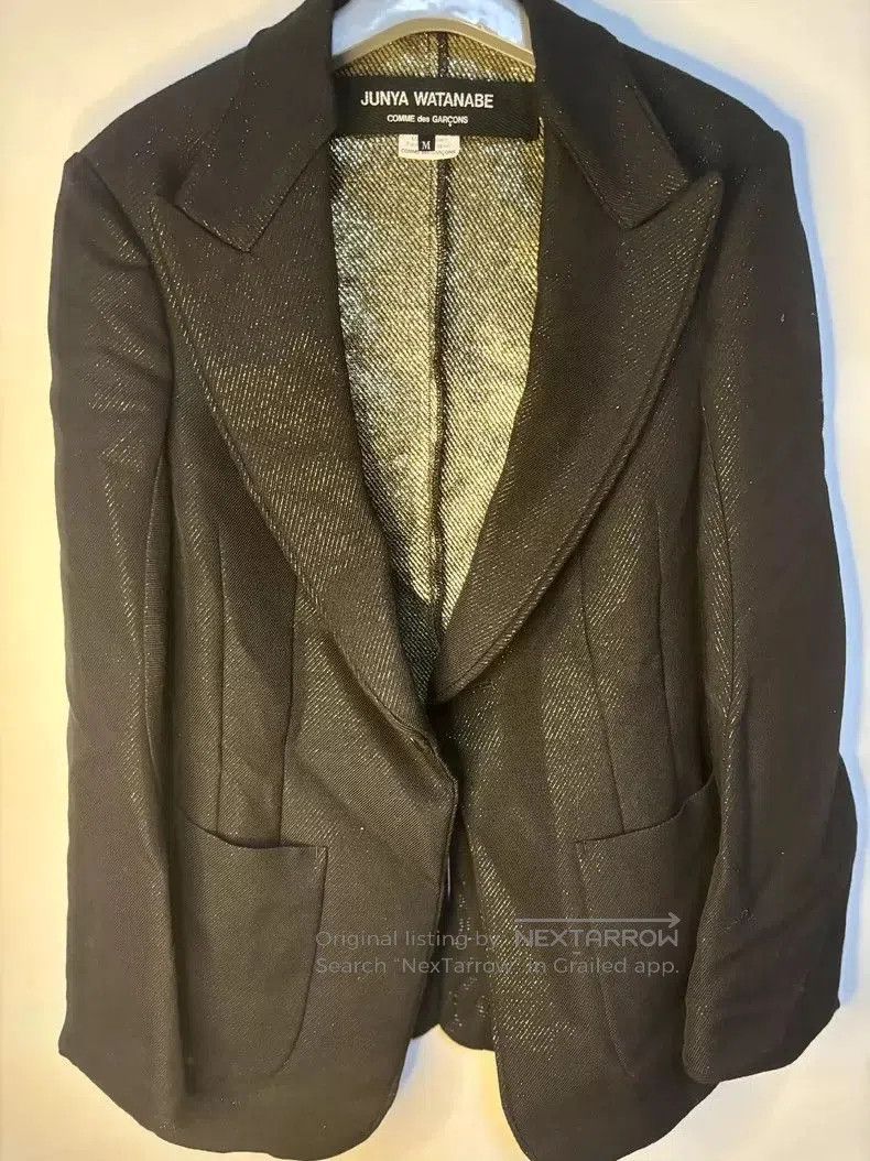 Junya Watanabe Junya Watanabe Black Gold Deconstructed Blazer. Size US XS / EU 42 / 0 - 1 Thumbnail