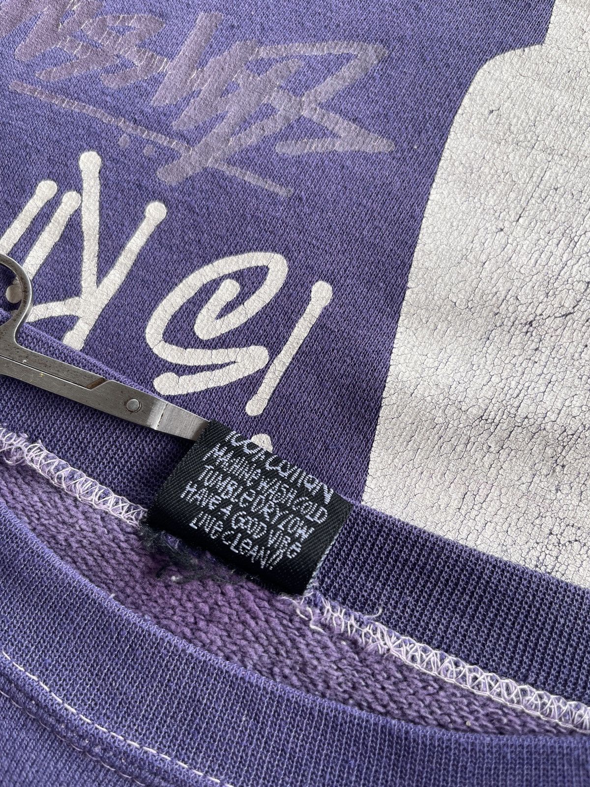 Stussy 90s Stussy "Knowledge Is King" Faded Crewneck Sweatshirt Size US L / EU 52-54 / 3 - 11 Thumbnail