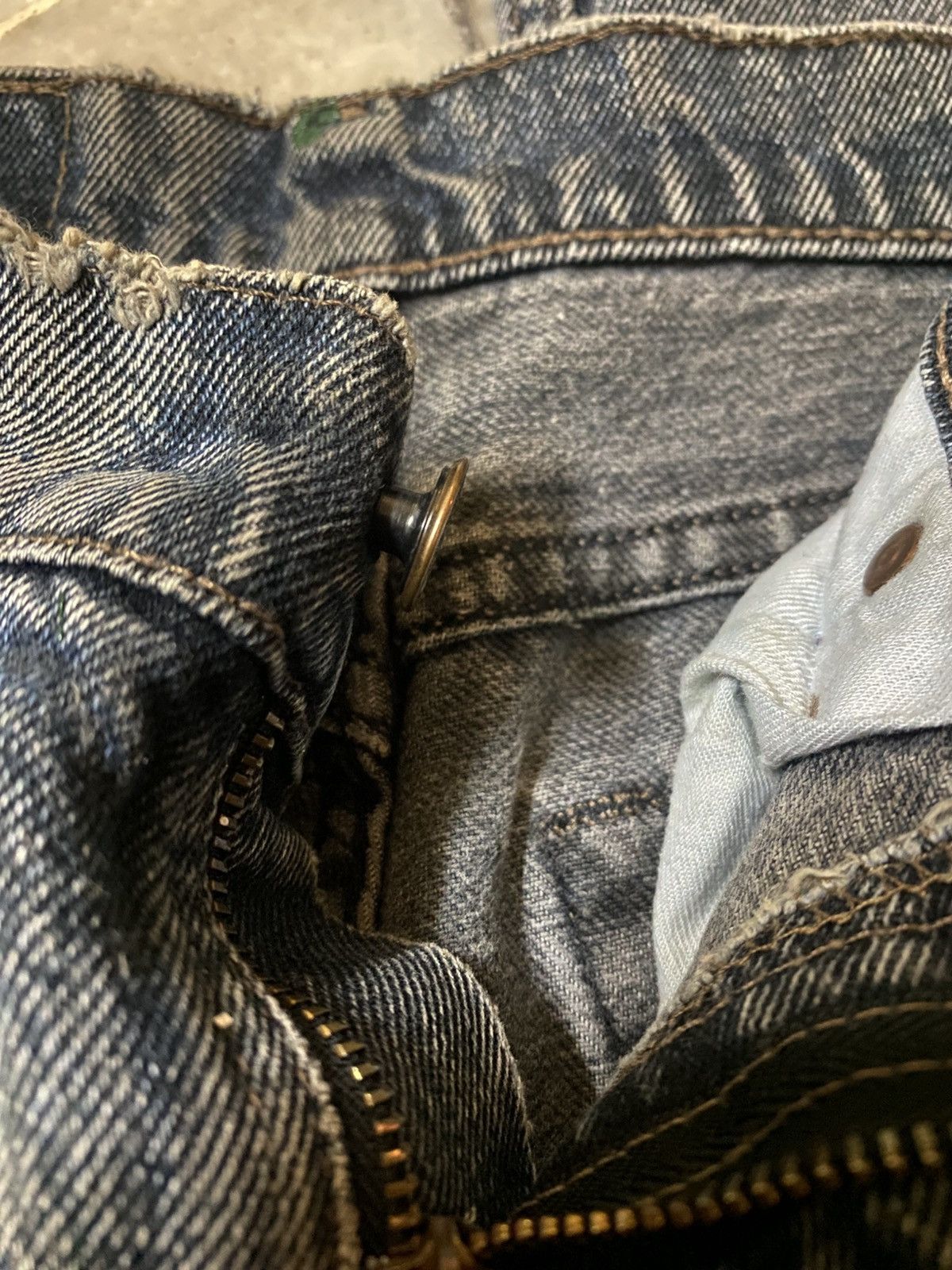 Levi's Vintage 80s Levis Distressed Paint Splatter Pattern Jeans Size US 30 / EU 46 - 6 Thumbnail