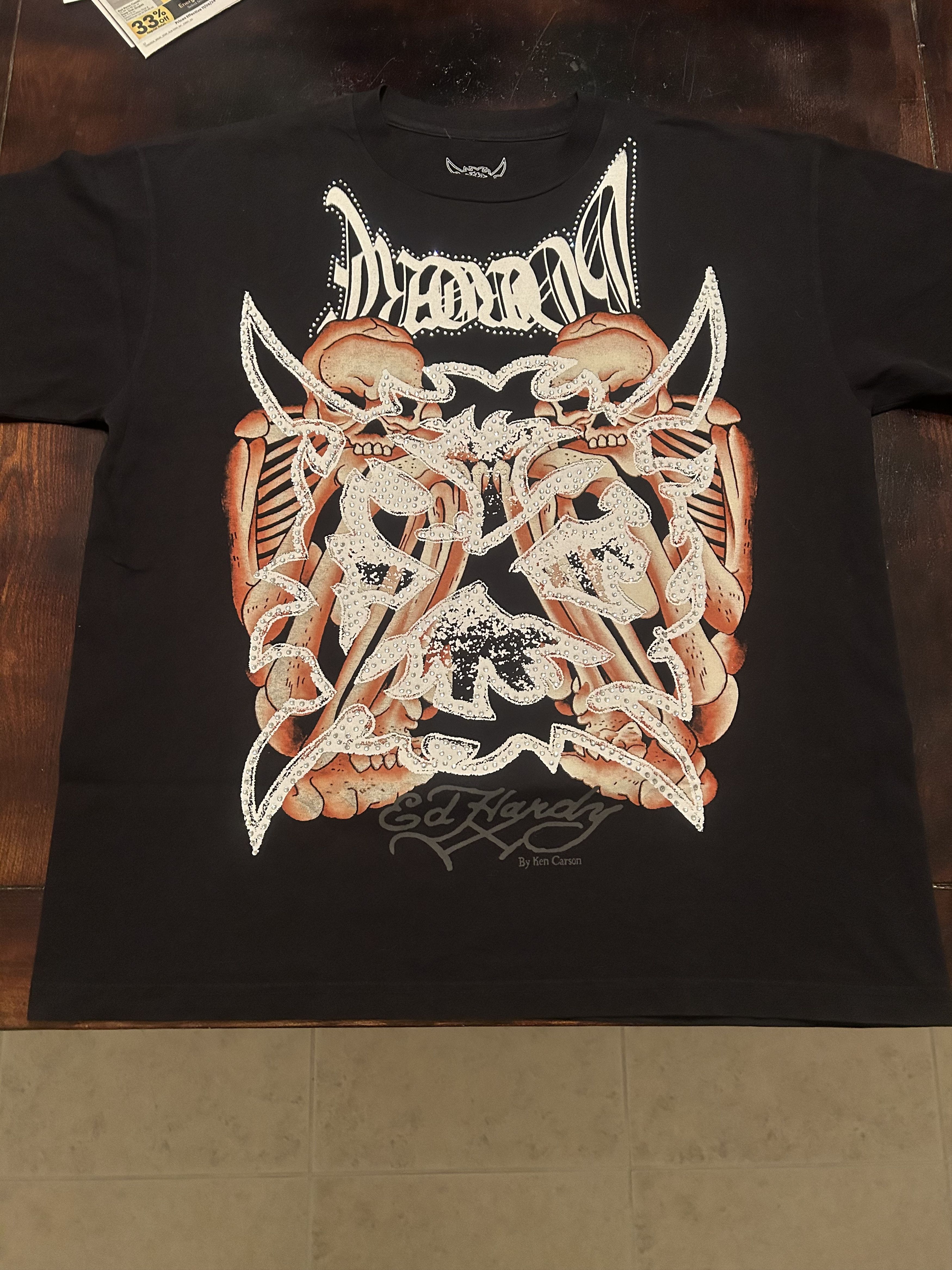 Complex × Ed Hardy × Ken Carson Ed Hardy x Ken Carson T shirt Size US XL / EU 56 / 4 - 1 Thumbnail