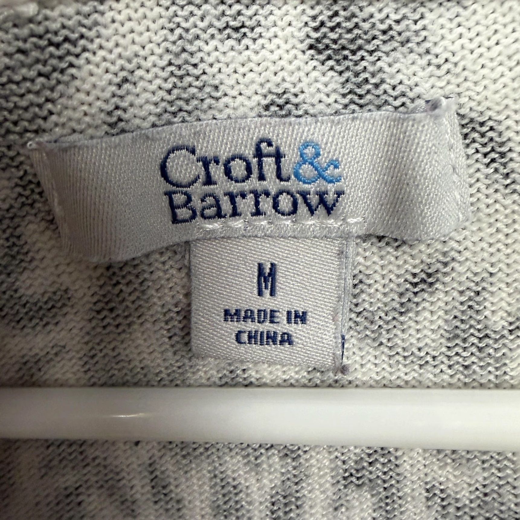 Croft & Barrow Croft & Barrow Cardigan Sweater M Black White Layering Artsy Preppy Office Chic Size M / US 6-8 / IT 42-44 - 5 Thumbnail
