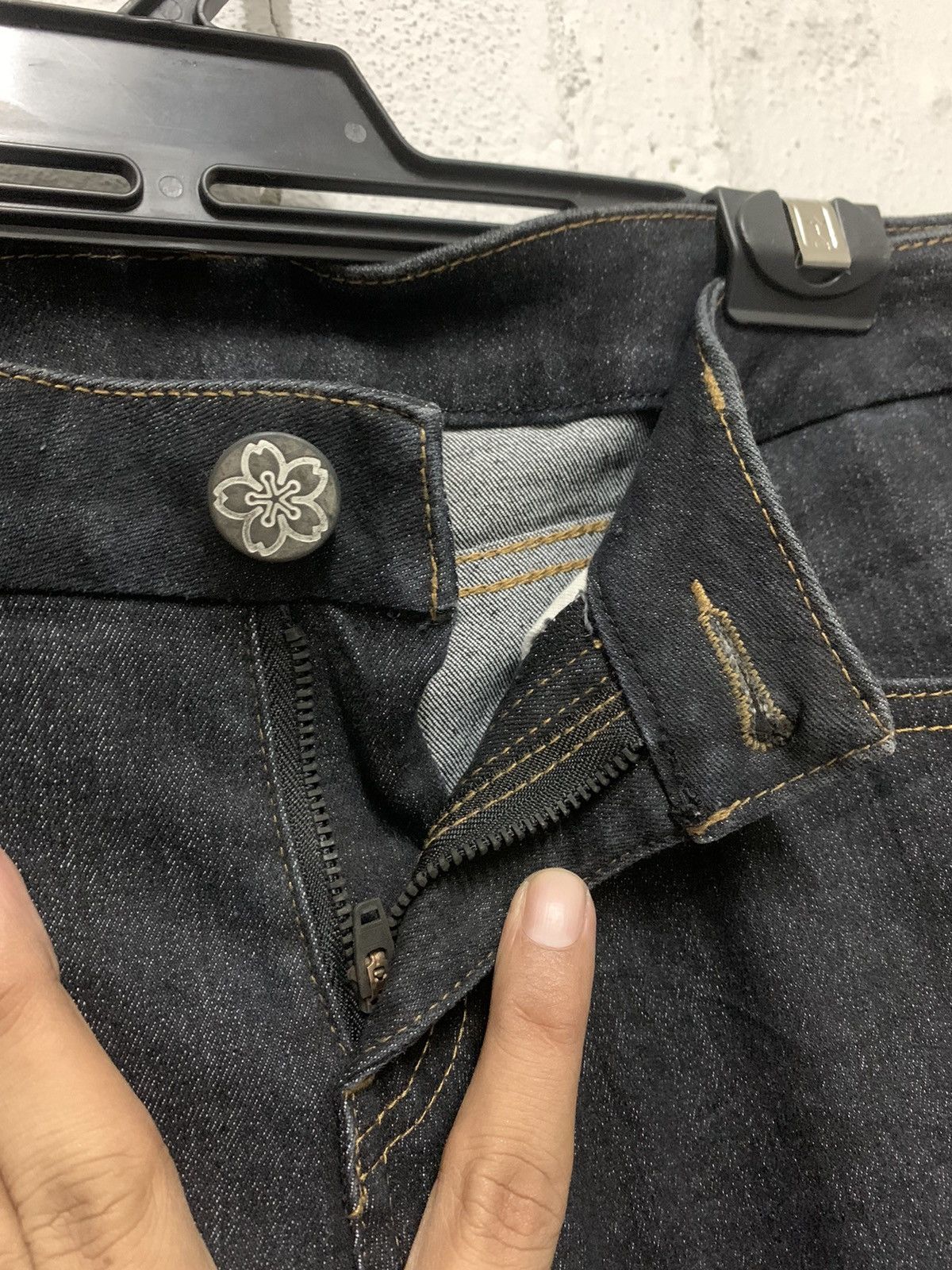 Japanese Brand Ai Lince Jeans Flora Size 30" / US 8 / IT 44 - 6 Thumbnail