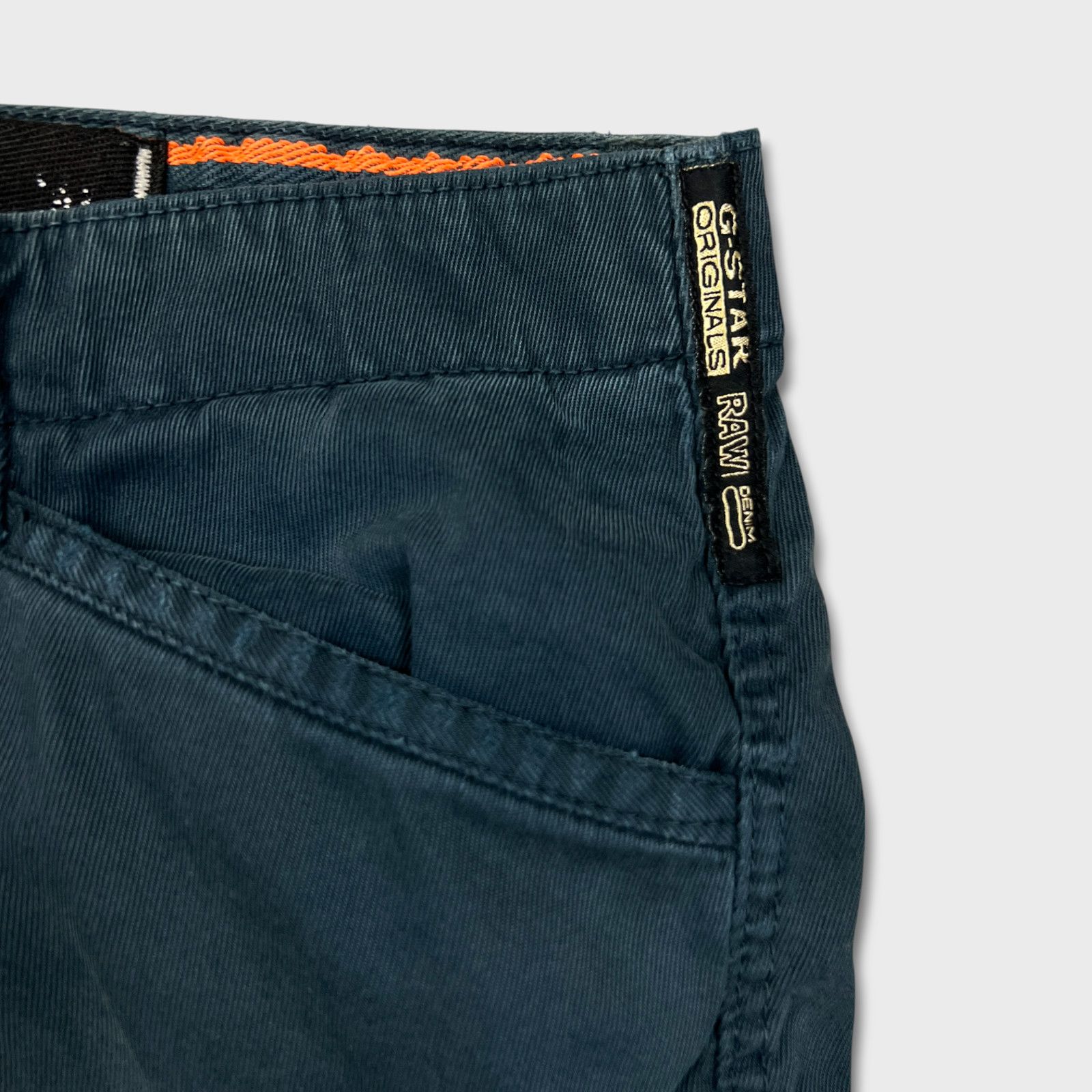 G-Star × Vintage G Star Raw Bronson Slim Chino Pants 36x29 Cargo Trousers Size US 36 / EU 52 - 4 Thumbnail