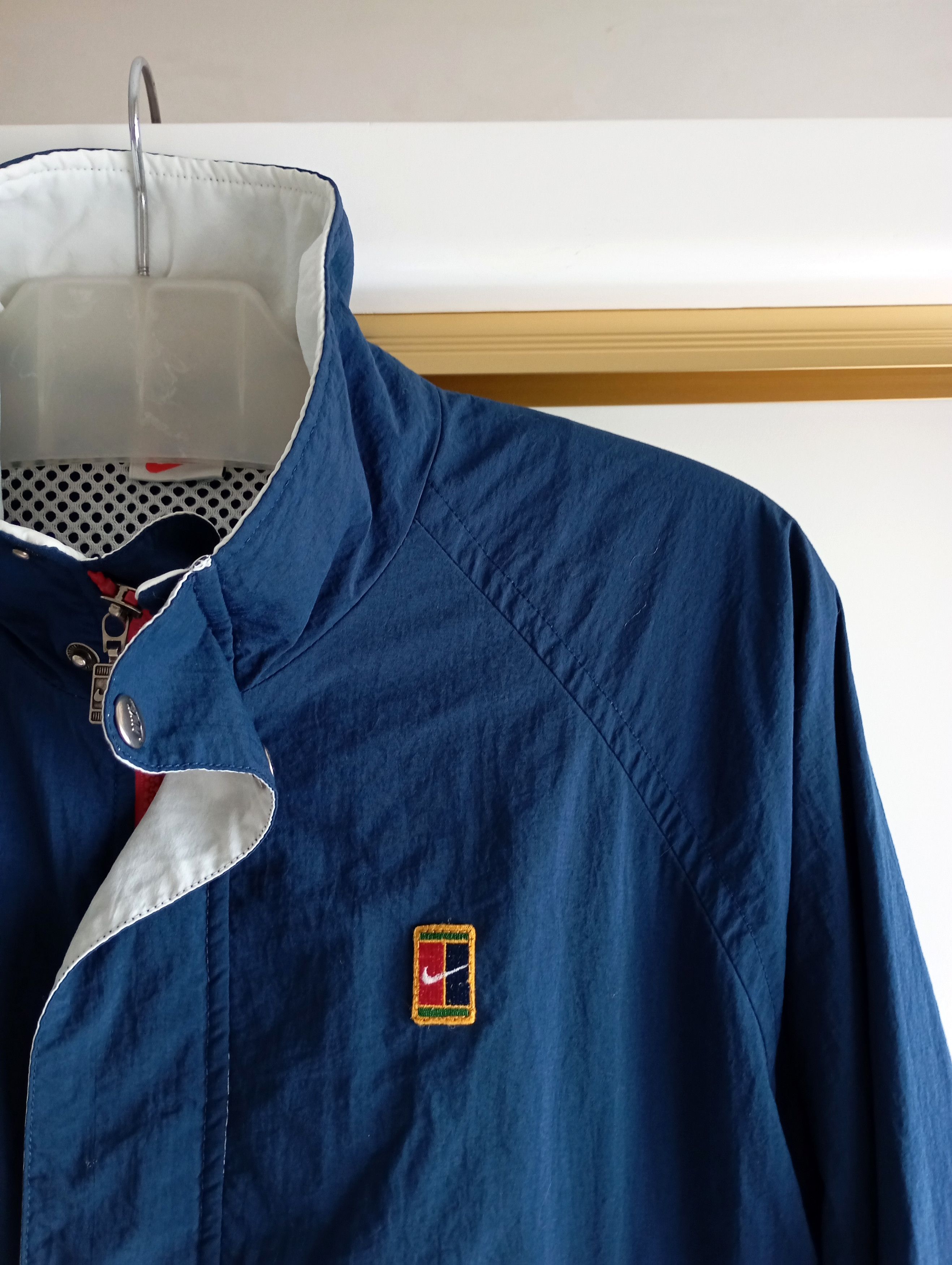 Nike Vintage 90s Nike Court track jacket windbreaker Size US M / EU 48-50 / 2 - 3 Thumbnail