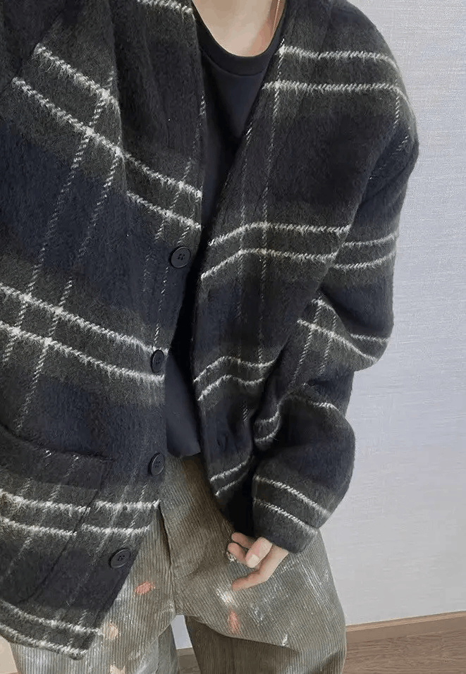Japanese Brand × Vintage Vintage Street y2k Striped Loose Casual Jacket Coat Size US M / EU 48-50 / 2 - 2 Thumbnail