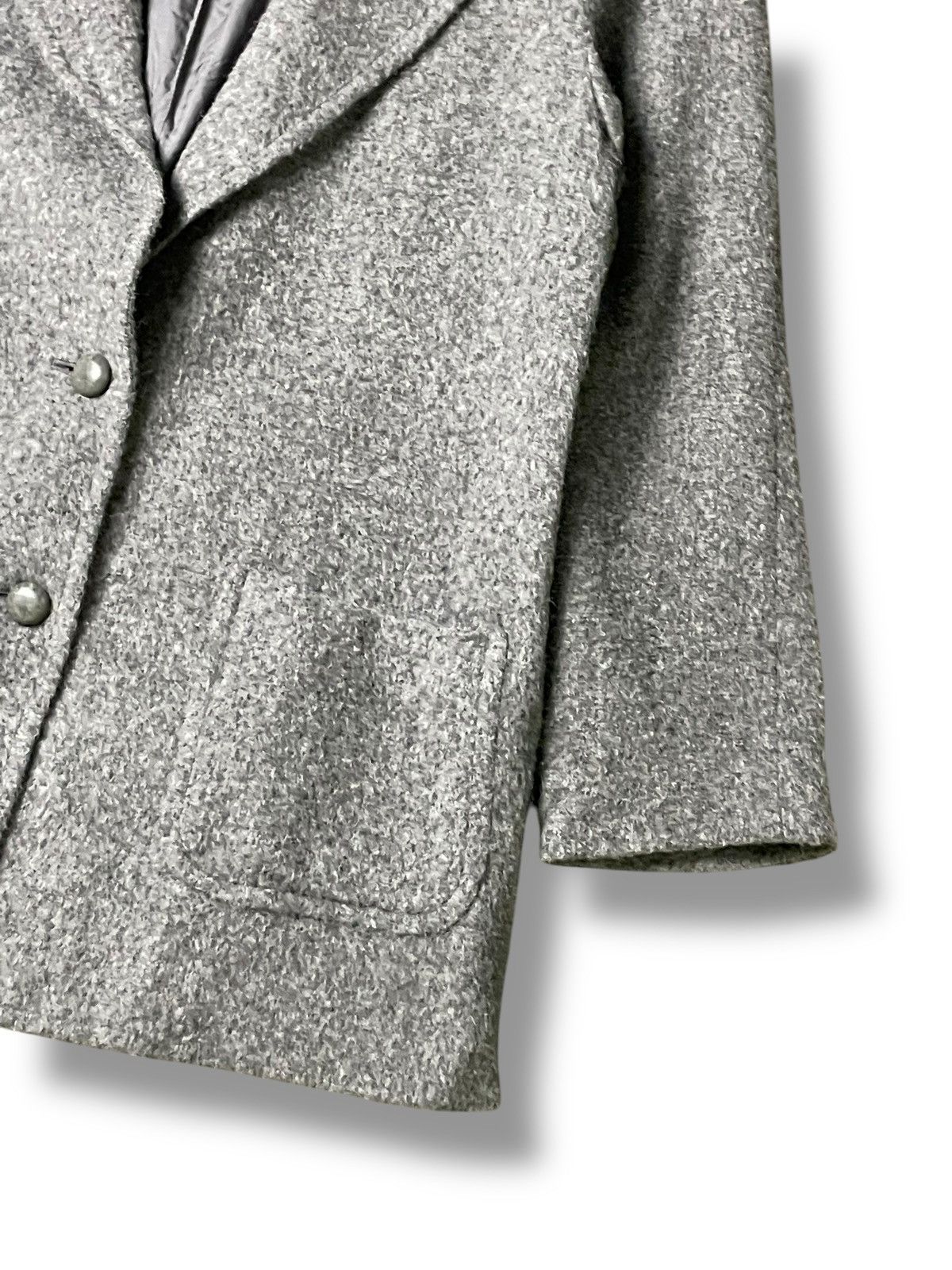 Japanese Brand × Vintage JUN ASHIDA Japanese Brand Fur Collar Coat (65) Size US L / EU 52-54 / 3 - 3 Thumbnail