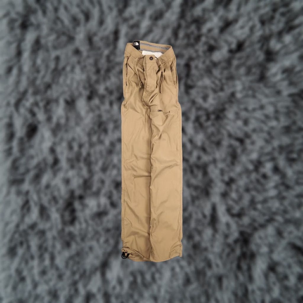 The North Face The North Face Beige Nylon Zip Trouser Pants Vintage Style Men 34 Beige Cargo Pattern 90s The North Face Size US 34 / EU 50 - 1 Thumbnail