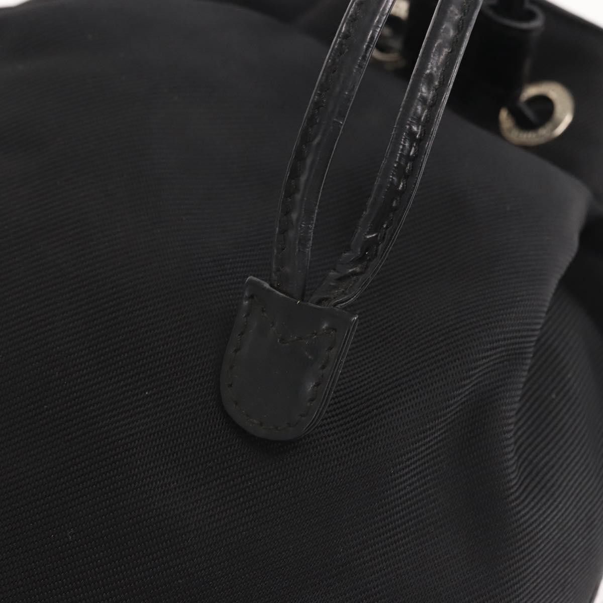 Gucci GUCCI Bamboo Hand Bag Nylon Black Silver Size ONE SIZE - 7 Thumbnail