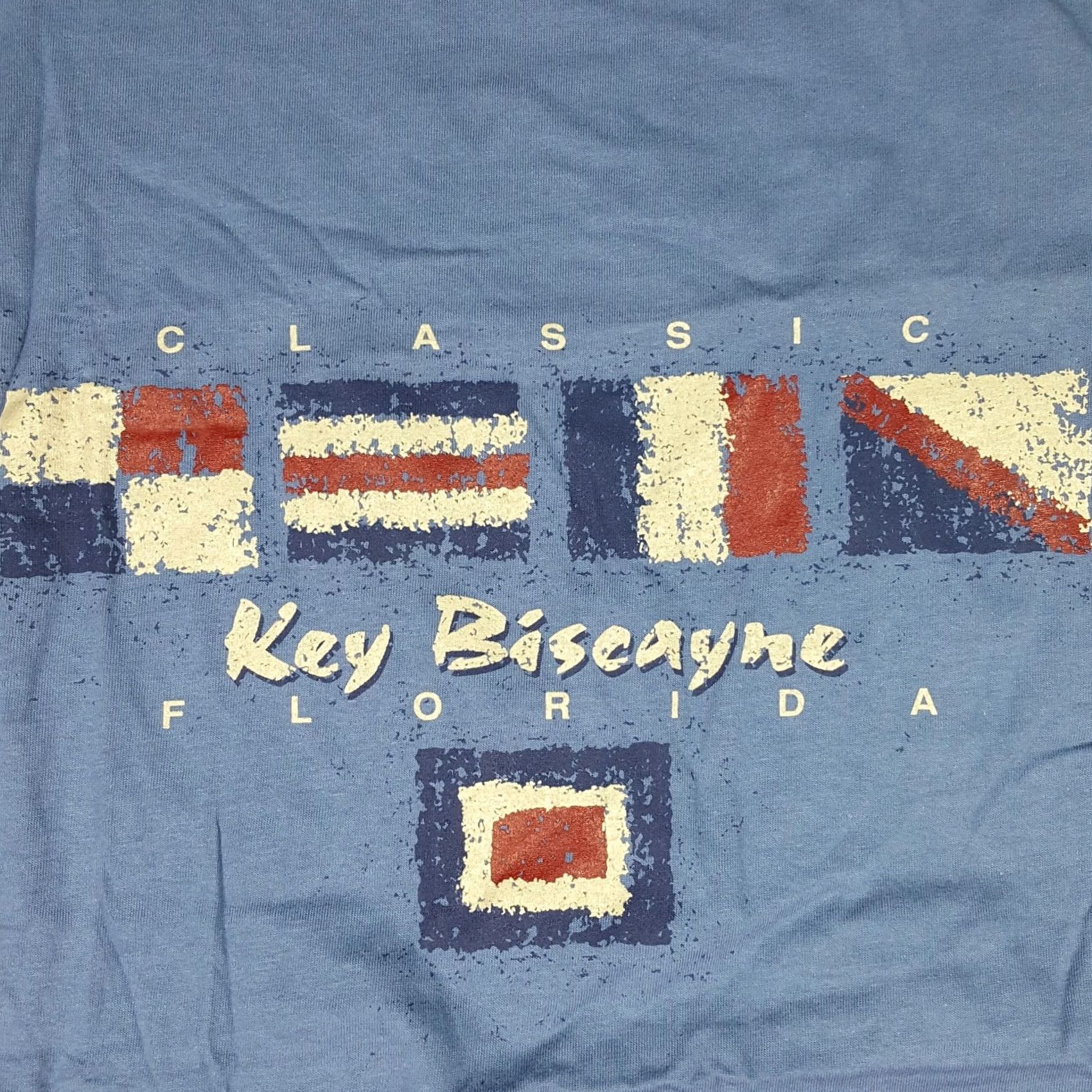 Vintage VINTAGE Key Biscayne Florida T Shirt Men 3XL Island Blue USA Made Y2K Retro Graphic Print Crew Neck Short Sleeve Size US XXL / EU 58 / 5 - 3 Thumbnail