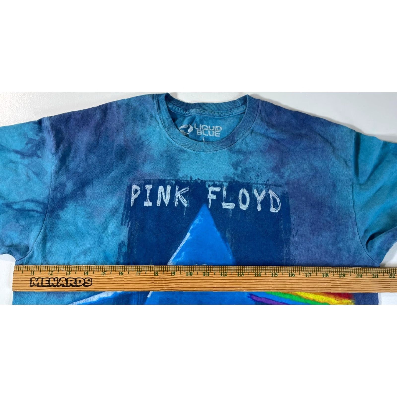 Liquid Blue Liquid Blue Pink Floyd Tie Dye T-Shirt Sz L Unisex Adults Crew Neck Short Sleeve 2015 Vintage Music Shirt Size US L / EU 52-54 / 3 - 7 Thumbnail