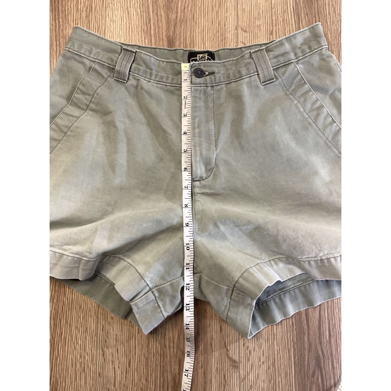 Lee LEE Casuals Chino Shorts Size 8 Medium Green Women Size 30" / US 8 / IT 44 - 7 Thumbnail