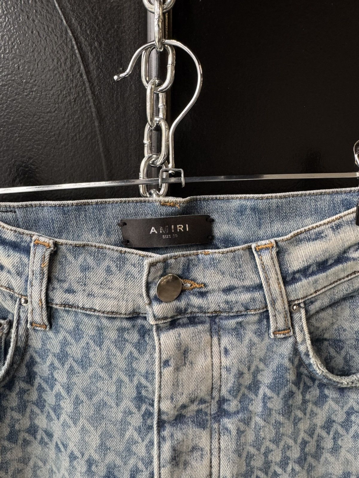 Amiri Amiri playboy clay indigo bunny logo skinny jeans Size US 30 / EU 46 - 5 Thumbnail