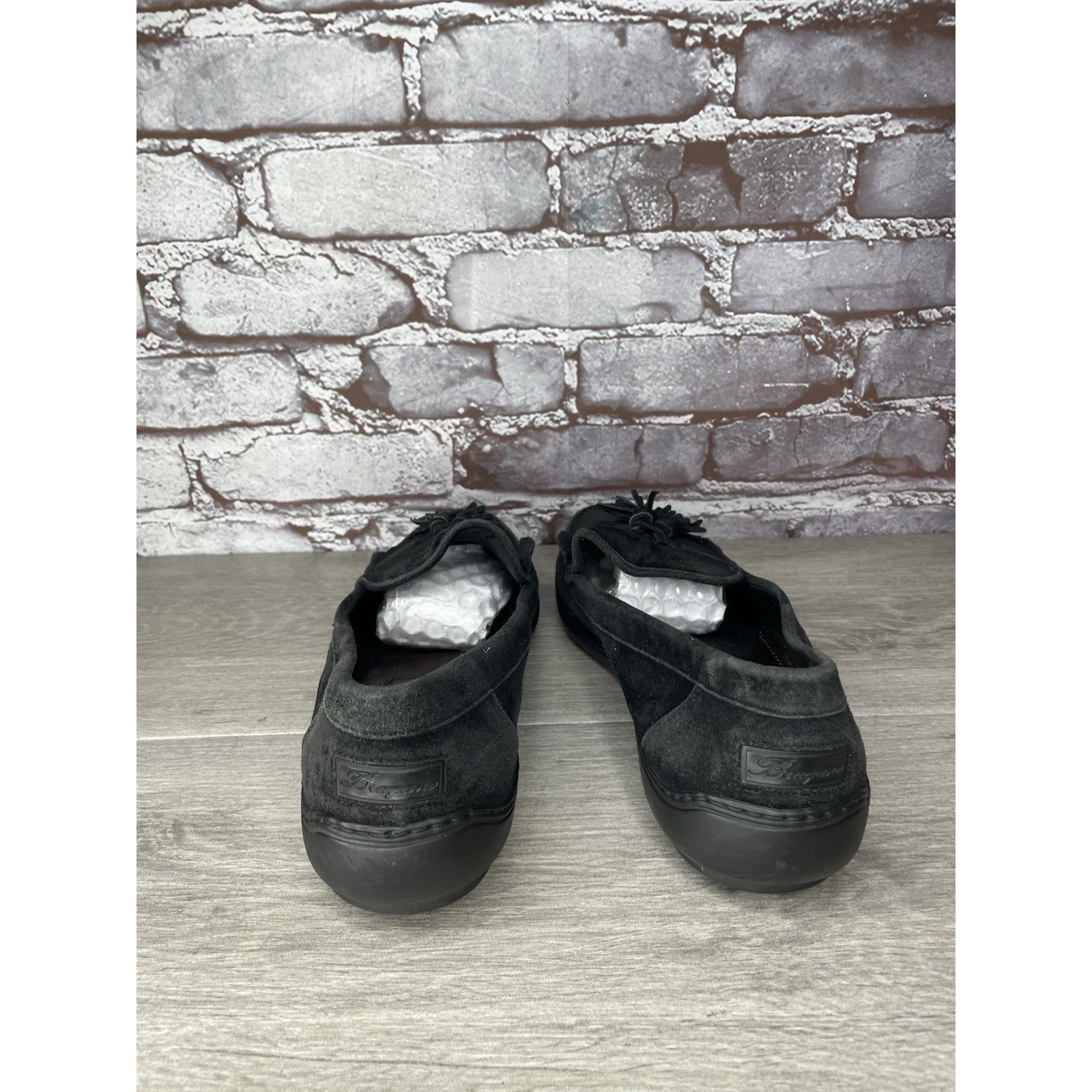 Cole Haan Bragano Cole Haan Black Suede Leather Dress Tassel Loafers S Size US 10 / EU 43 - 4 Thumbnail