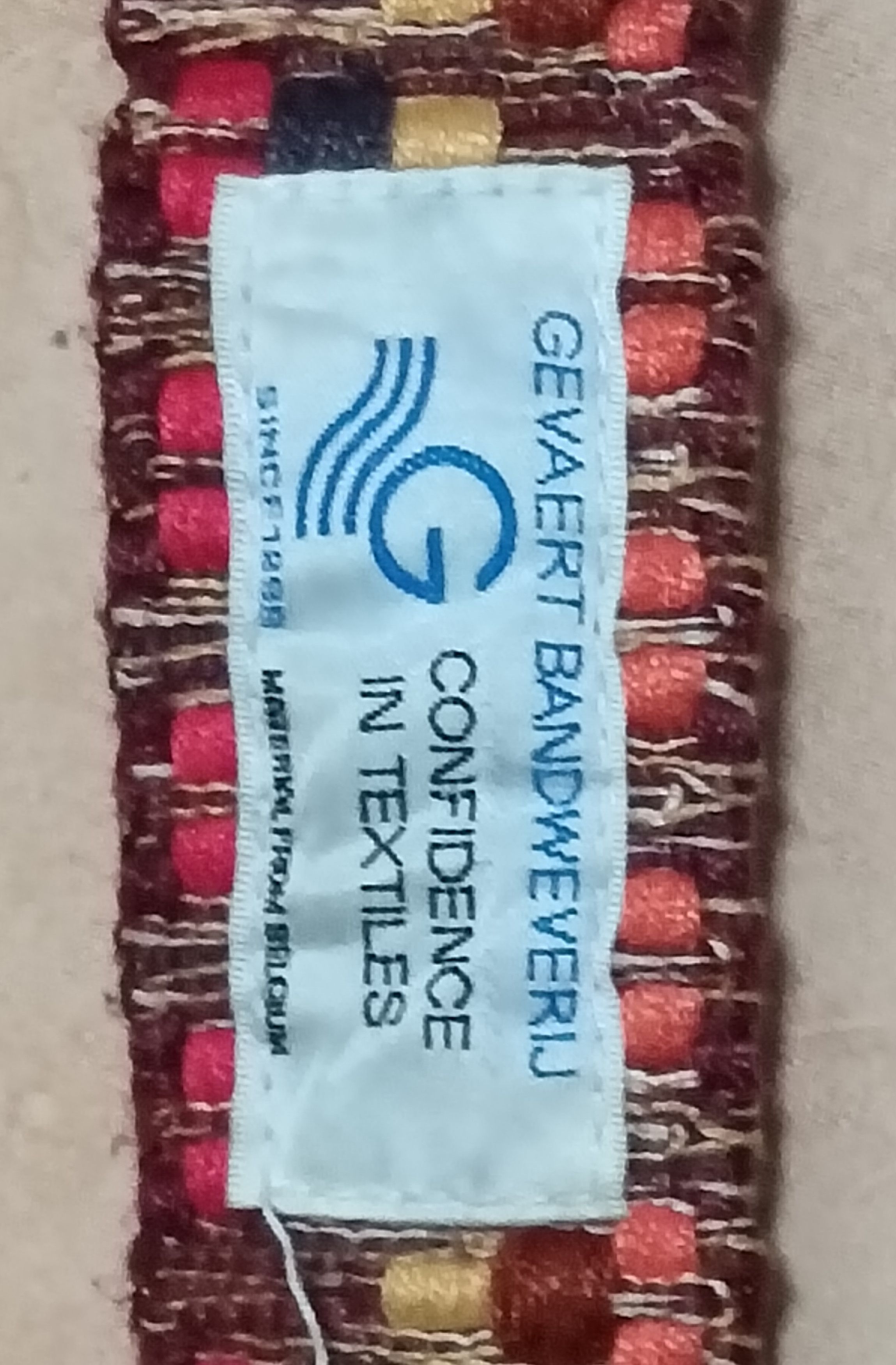 Global Work 90s Gavaert bandweverij webcomb belt Size ONE SIZE - 3 Thumbnail