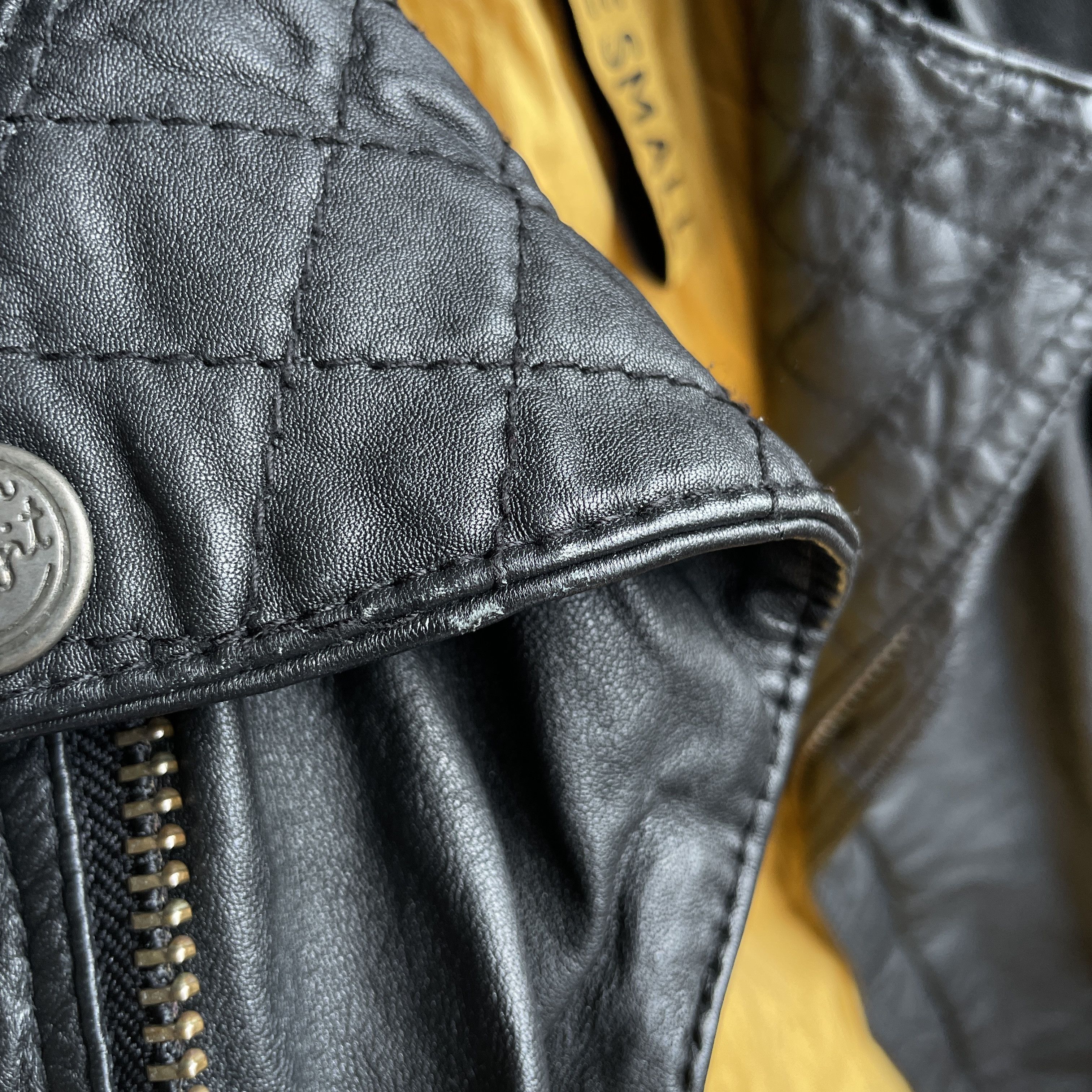 Superdry Superdry Womens Biker Leather Jacket Size S Size S / US 4 / IT 40 - 10 Thumbnail