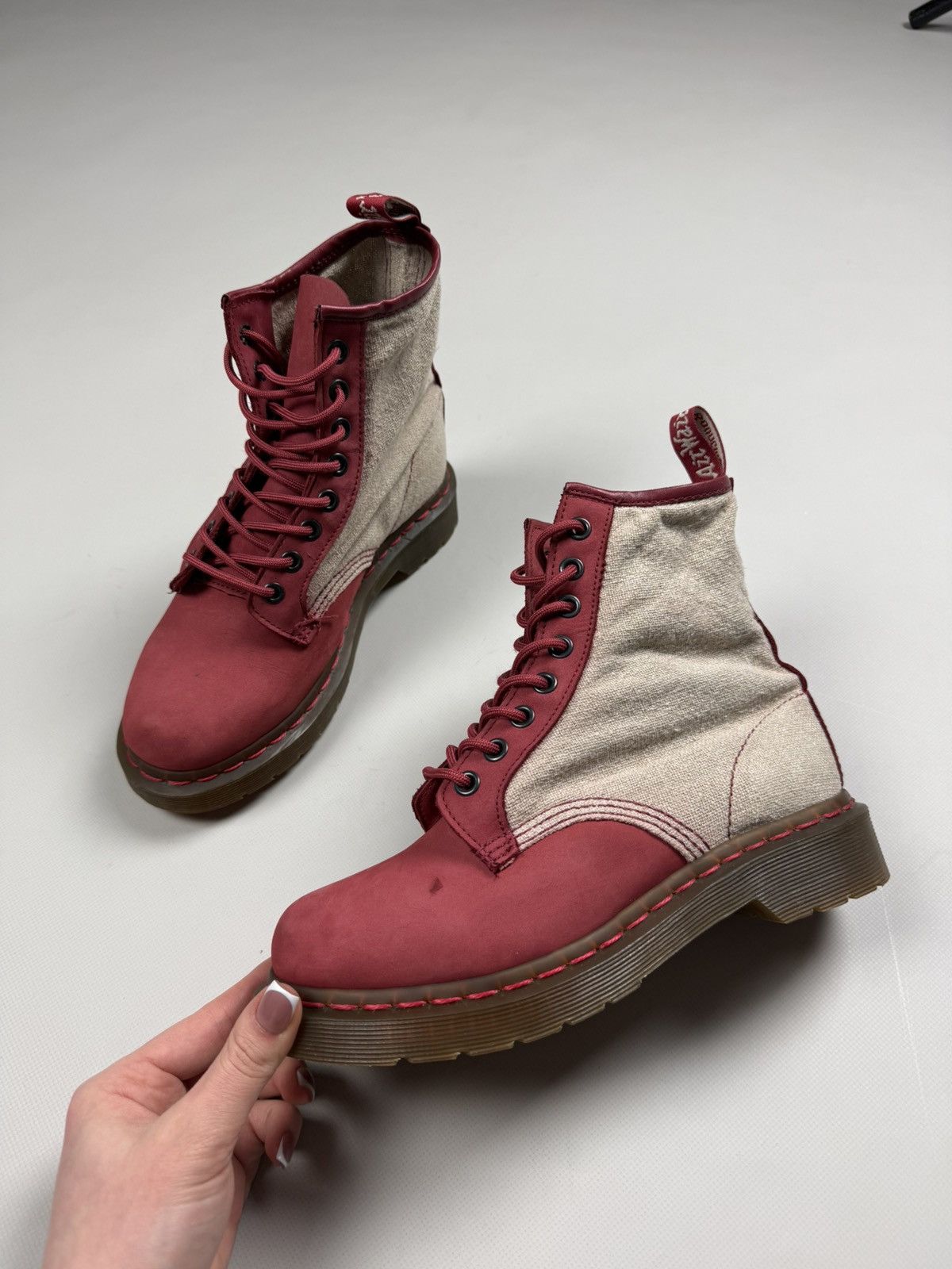 Dr. Martens Dr. Martens 1460 Ladies Leather Combat Boots Shoes Size US 6 / IT 36 - 13 Thumbnail