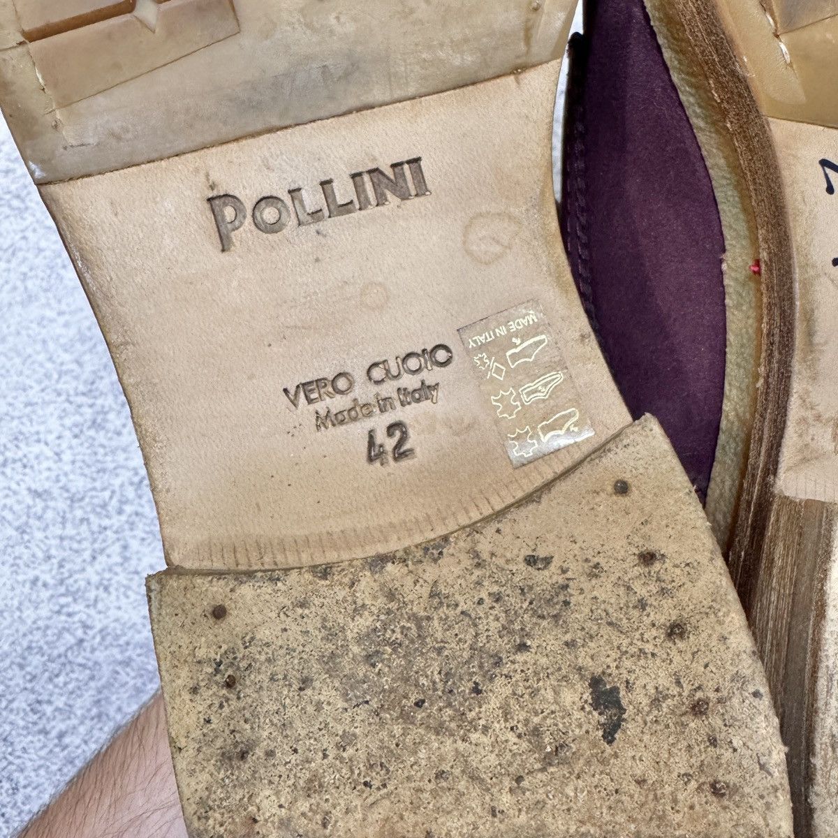 Pollini Pollini Mens Nubuck Leather Double Monk Shoes US9 UK8 EU42 Size US 9 / EU 42 - 18 Thumbnail