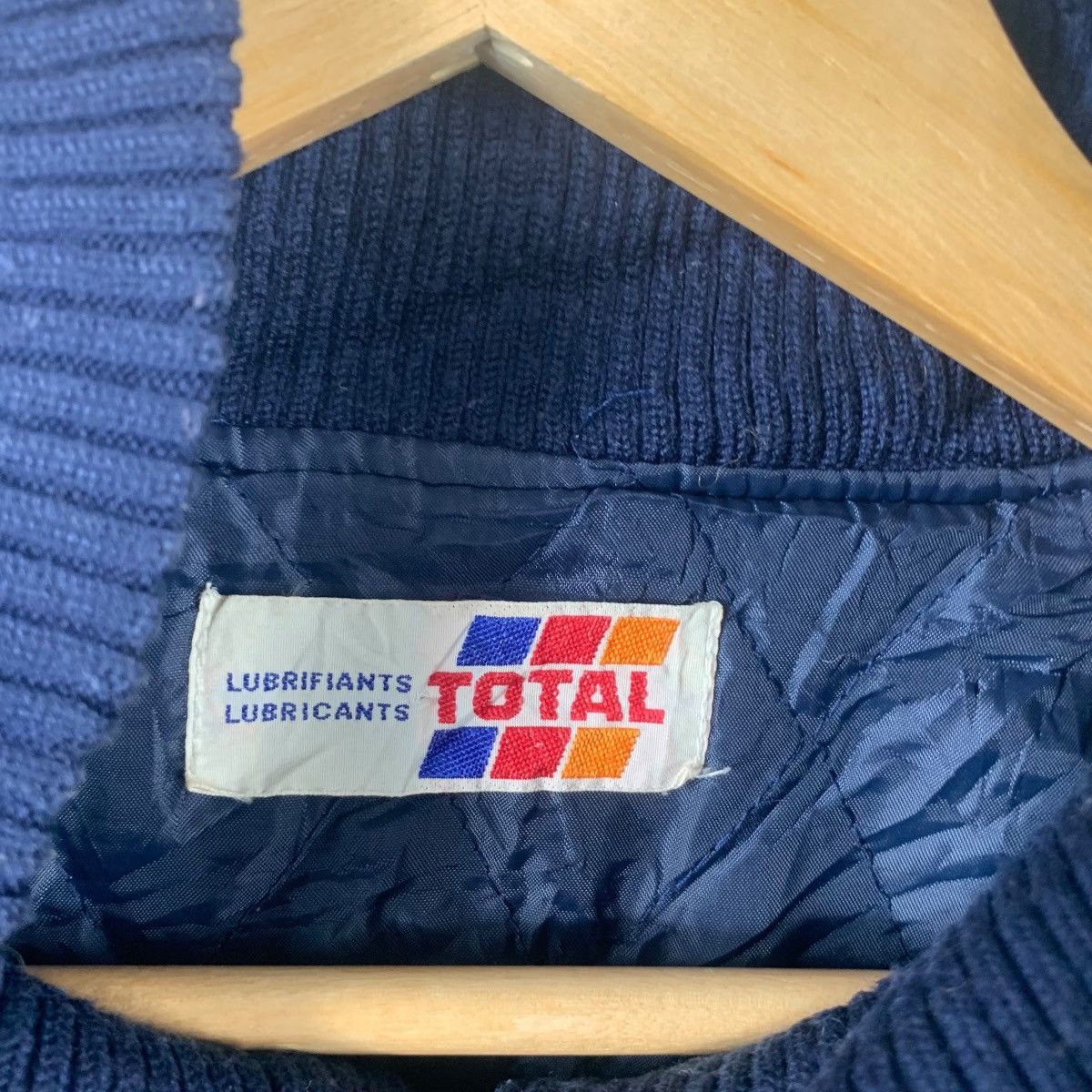 Vintage Vintage 80’ TOTAL LUBRICANTS MOTOR Oil Racing Bomber Jacket Size US XL / EU 56 / 4 - 7 Thumbnail