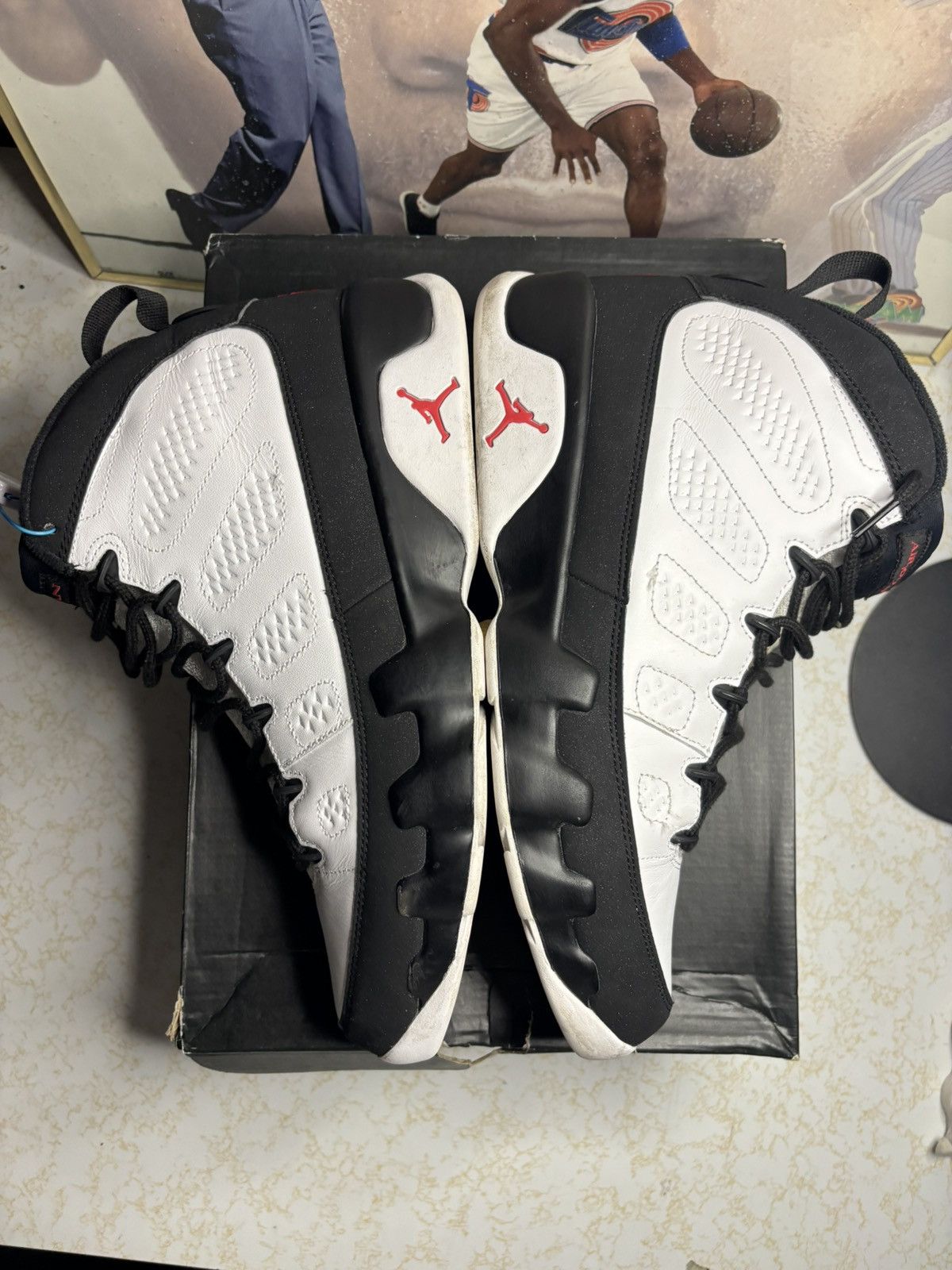 Jordan Brand Air Jordan 9 Retro OG 2016 Space Jam 2016 Size US 12 / EU 45 - 4 Thumbnail