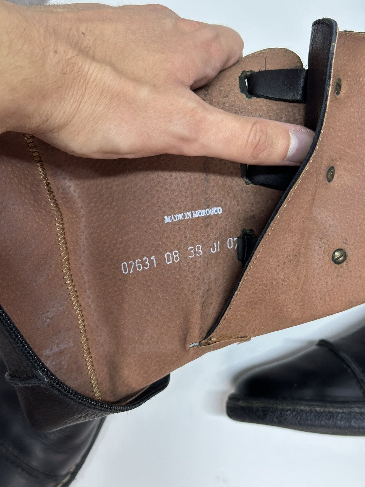 Kickers Vintage Kickers Belted Leather Biker High Boots AS 98 Style Size US 7.5 / EU 40-41 - 11 Thumbnail