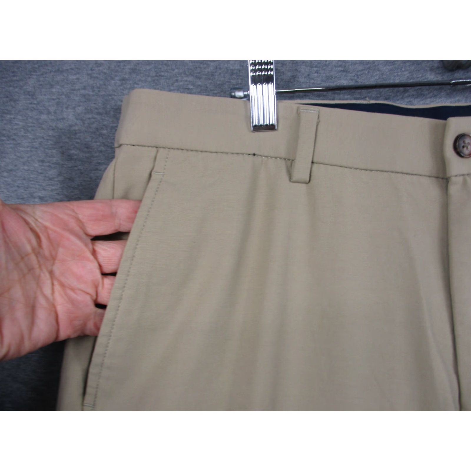 Ralph Lauren Lauren Ralph Lauren Mens Dress Pants 34x30 Tan Khaki Stretch Size US 34 / EU 50 - 2 Thumbnail