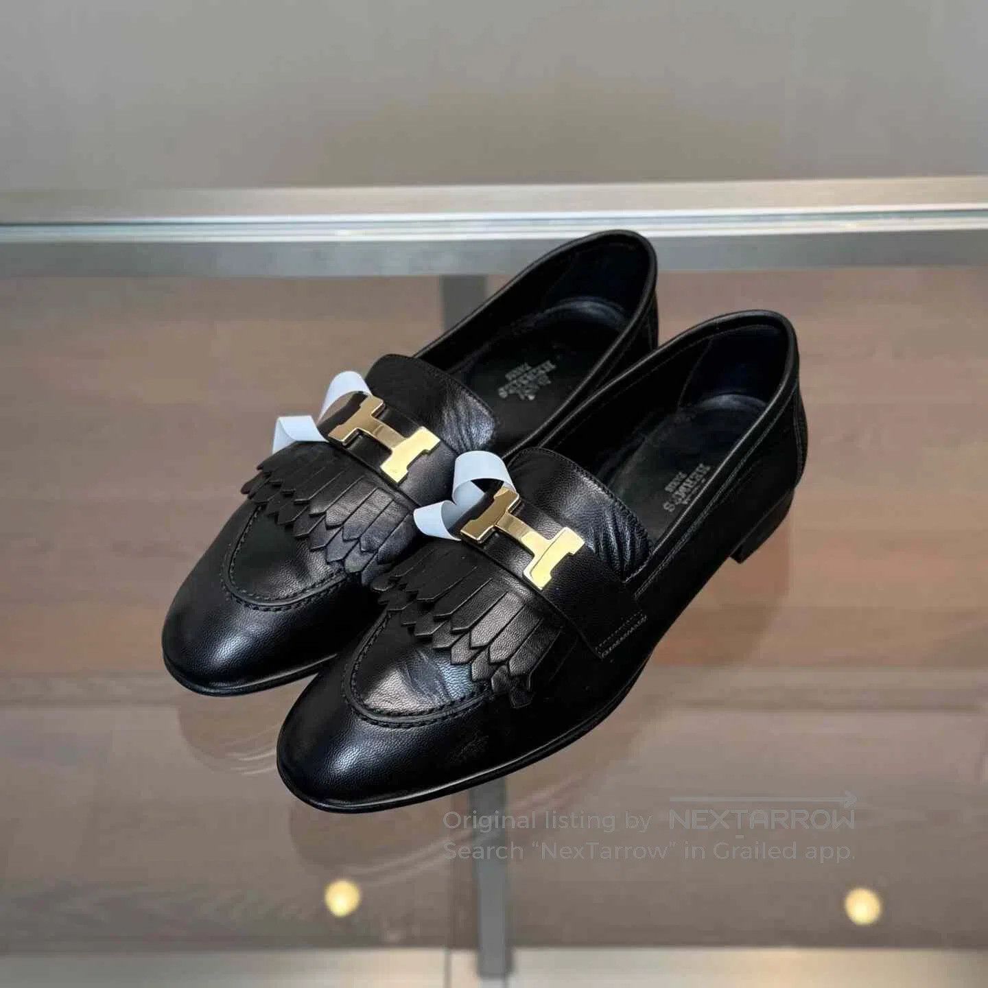 Hermes Hermes Black H. Size US 7.5 / IT 37.5 - 1 Thumbnail