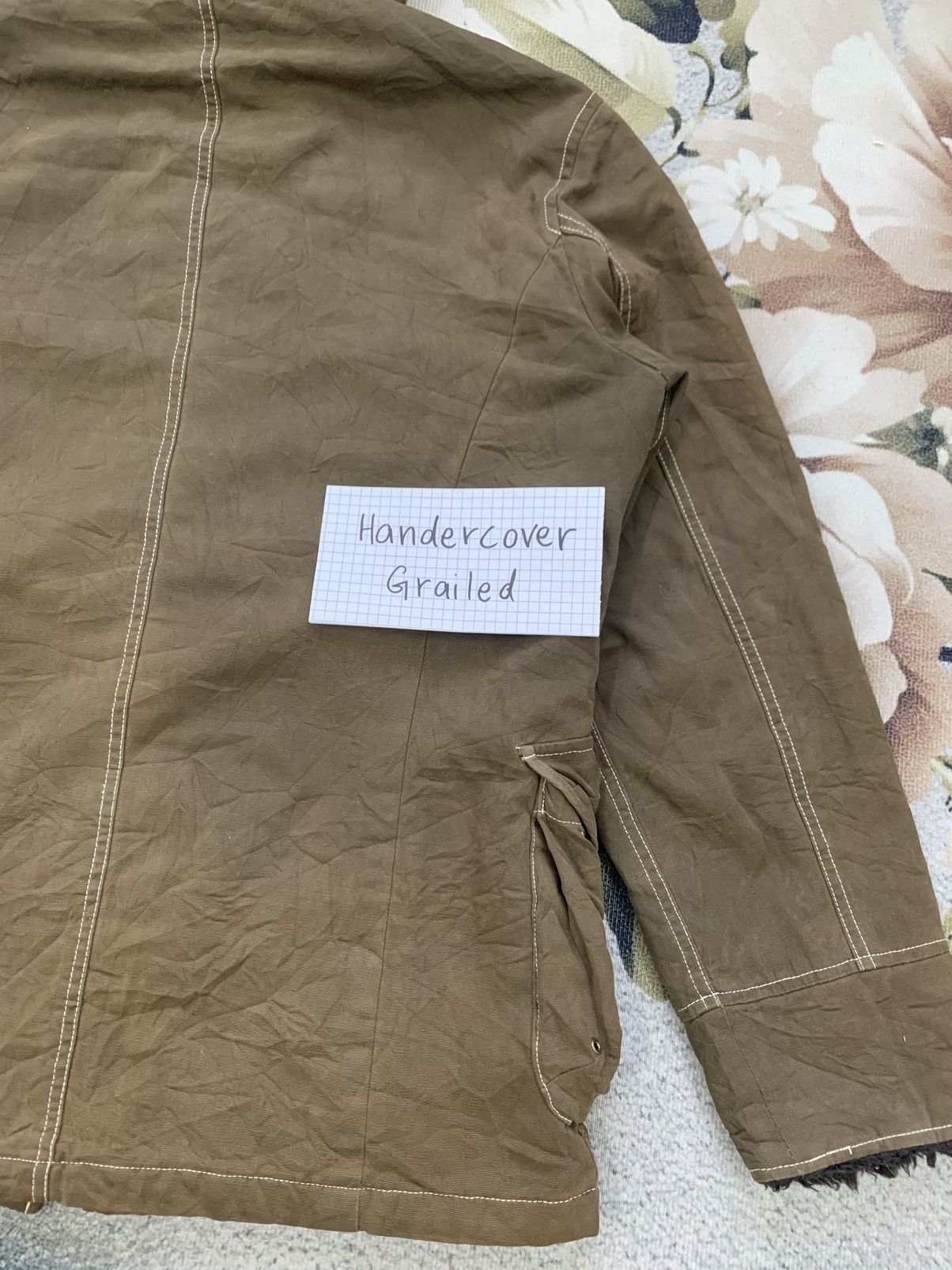 Tornado Mart Tornado Mart Parka Style Cargo Pocket Jacket Hairy Hoodie Size US M / EU 48-50 / 2 - 8 Thumbnail