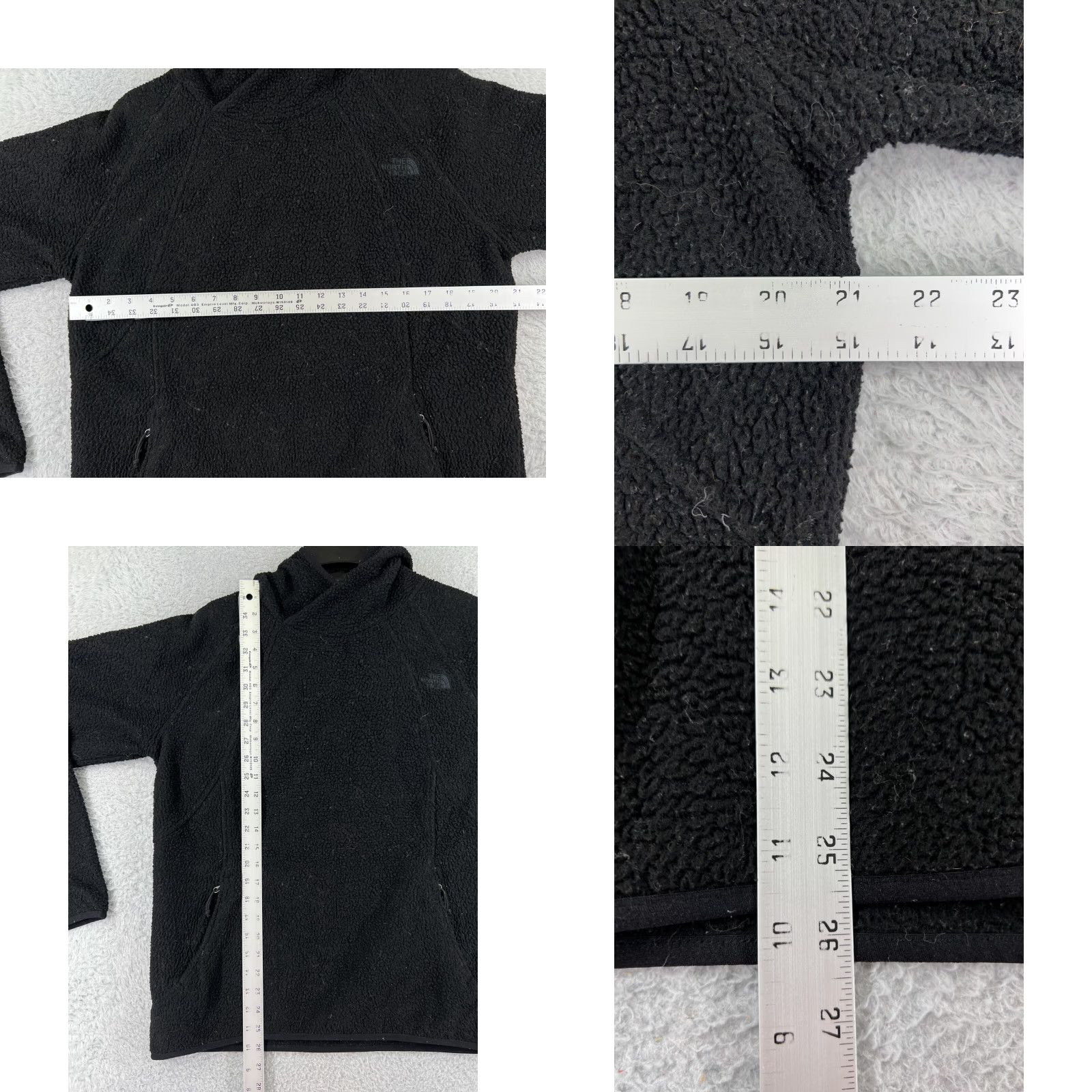The North Face The North Face Sweater Womens Large Black Hooded Pullover 100% Polyester Fleece Crew Neck Long Sleeve Casual Logo Insulated Fall Winter L Womens Size L / US 10 / IT 46 - 9 Thumbnail