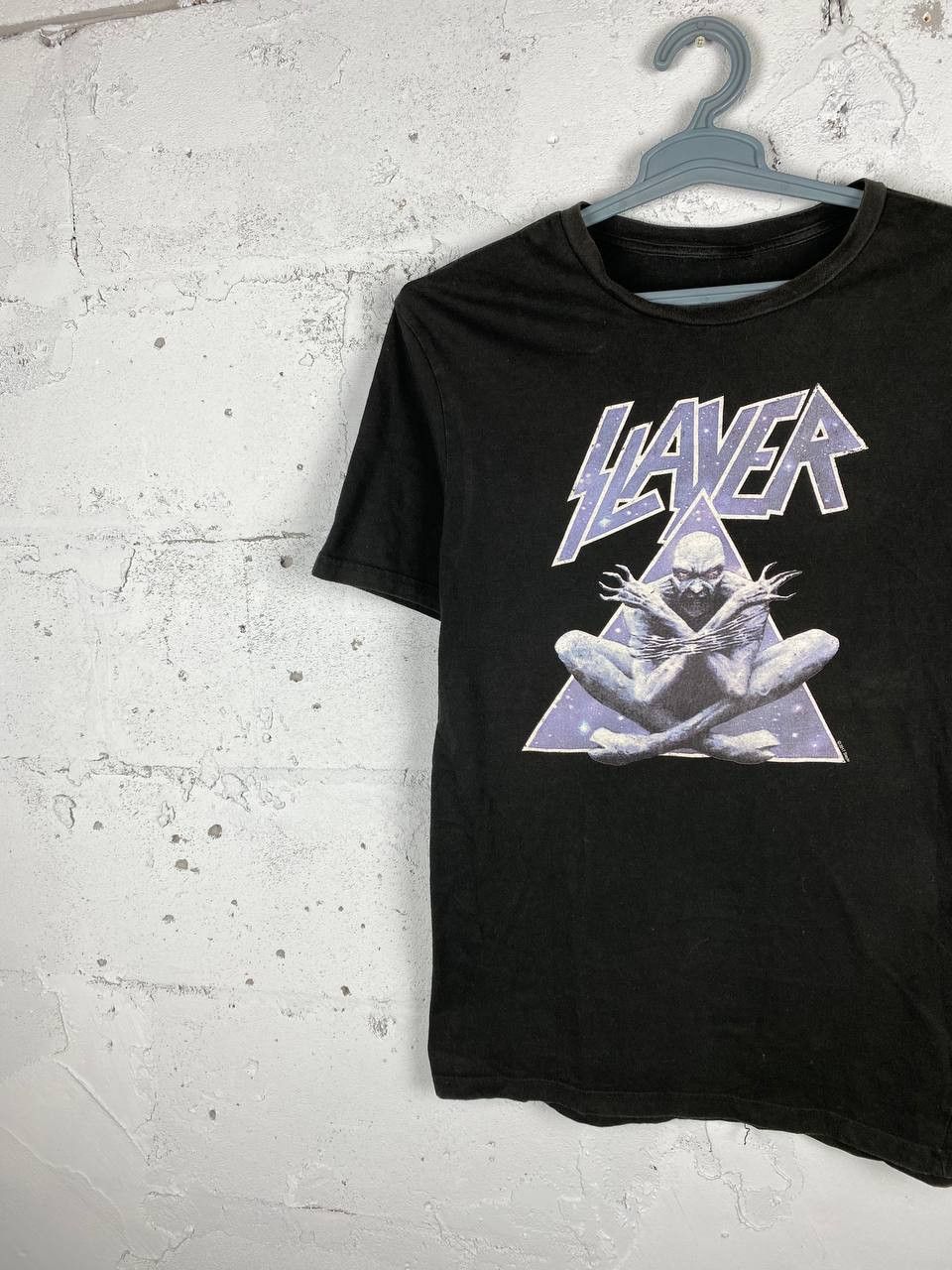 Band Tees × Vintage Vintage Slayer Demon Satan Gothic T Shirt Opium Size US M / EU 48-50 / 2 - 2 Thumbnail