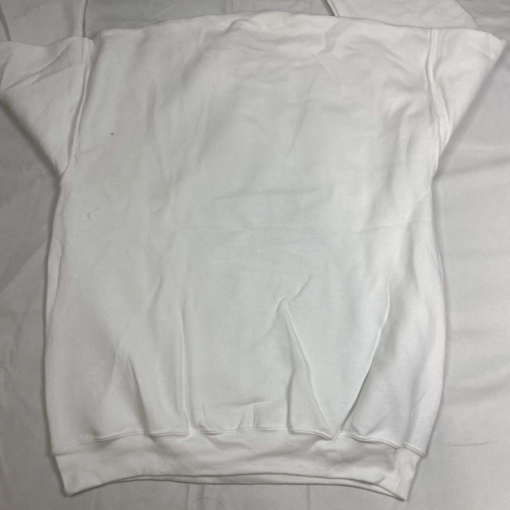 Fruit Of The Loom VINTAGE Fruit Of The Loom Best I Love Heart NY Pullover Crewneck L White 90s Mens Sweatshirt Size US L / EU 52-54 / 3 - 5 Thumbnail