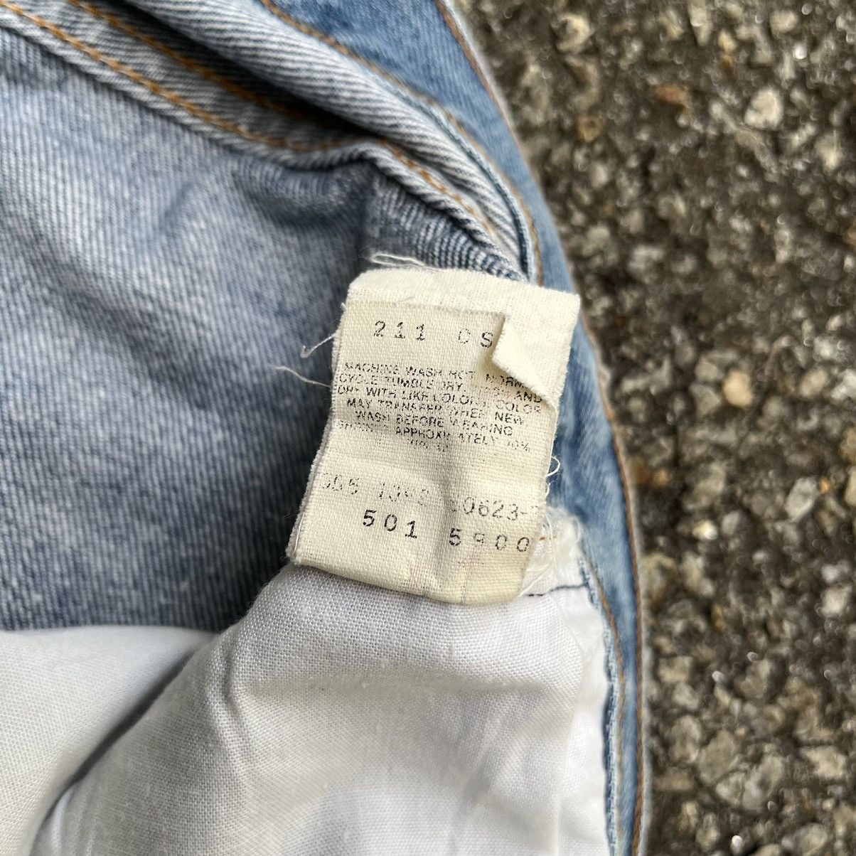 Levi's Vintage Levis 501 Denim Non Selvedge Jeans Button 555 Size US 29 - 10 Thumbnail
