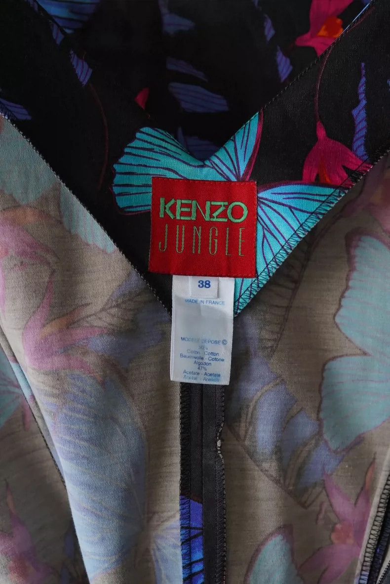 Kenzo KENZO Butterfly Iris Dress Size XS / US 0-2 / IT 36-38 - 3 Thumbnail
