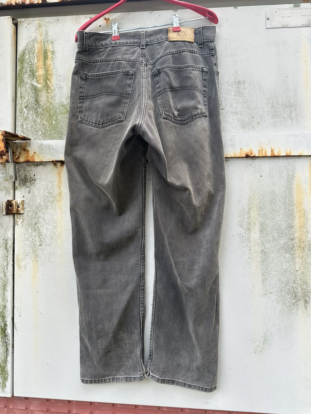Armani Exchange 👹Vintage Armani Exchange Faded Straight Cut Jeans Size US 30 / EU 46 - 4 Thumbnail