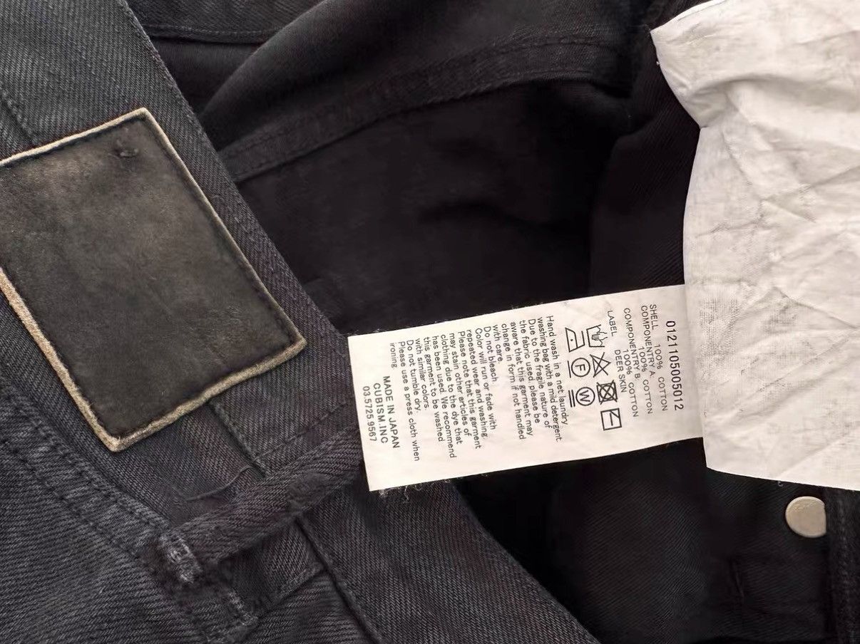 Visvim VISVIM 21SS SOCIAL SCULPTURE BLK DMGD-17 Distressed Jeans Size US 33 - 4 Thumbnail