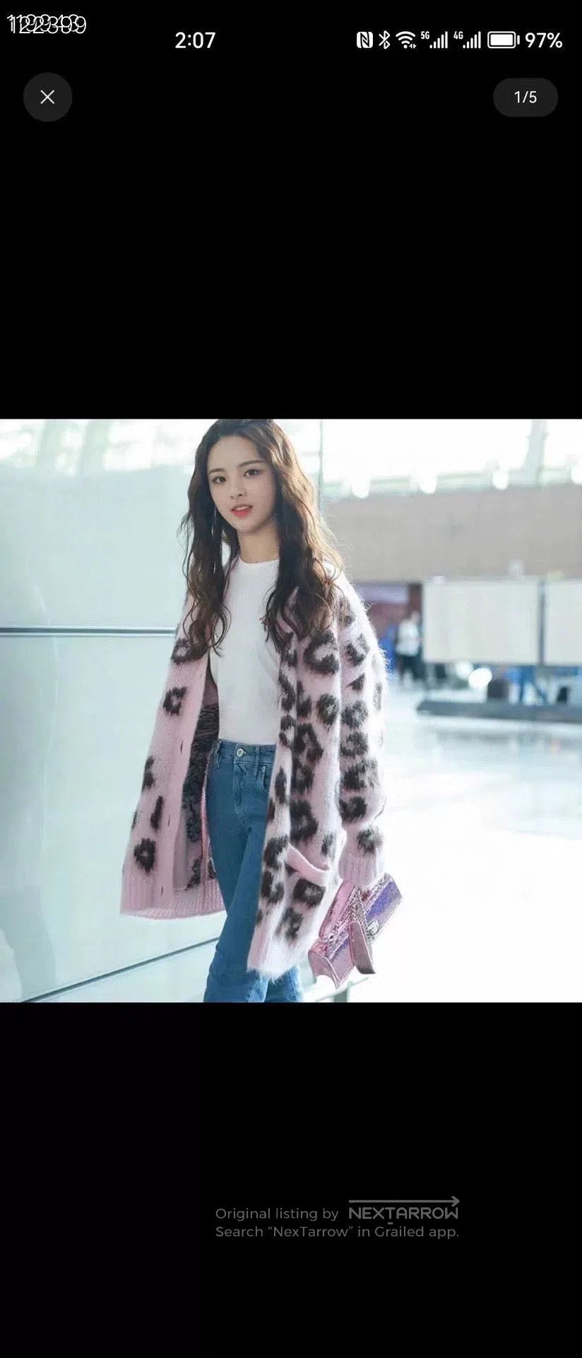 Miu Miu Miumiu Mohair Pink Knit Cardigan. Size S / US 4 / IT 40 - 7 Thumbnail